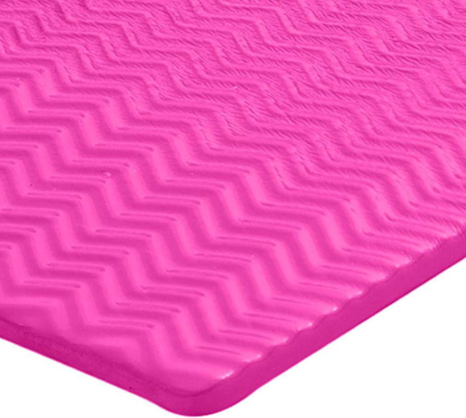 TRC Recreation Serenity 1.5” Thick Vinyl Coated Foam Swimming Pool Float Mat Adult Lounger with Built-in Roll Pillow