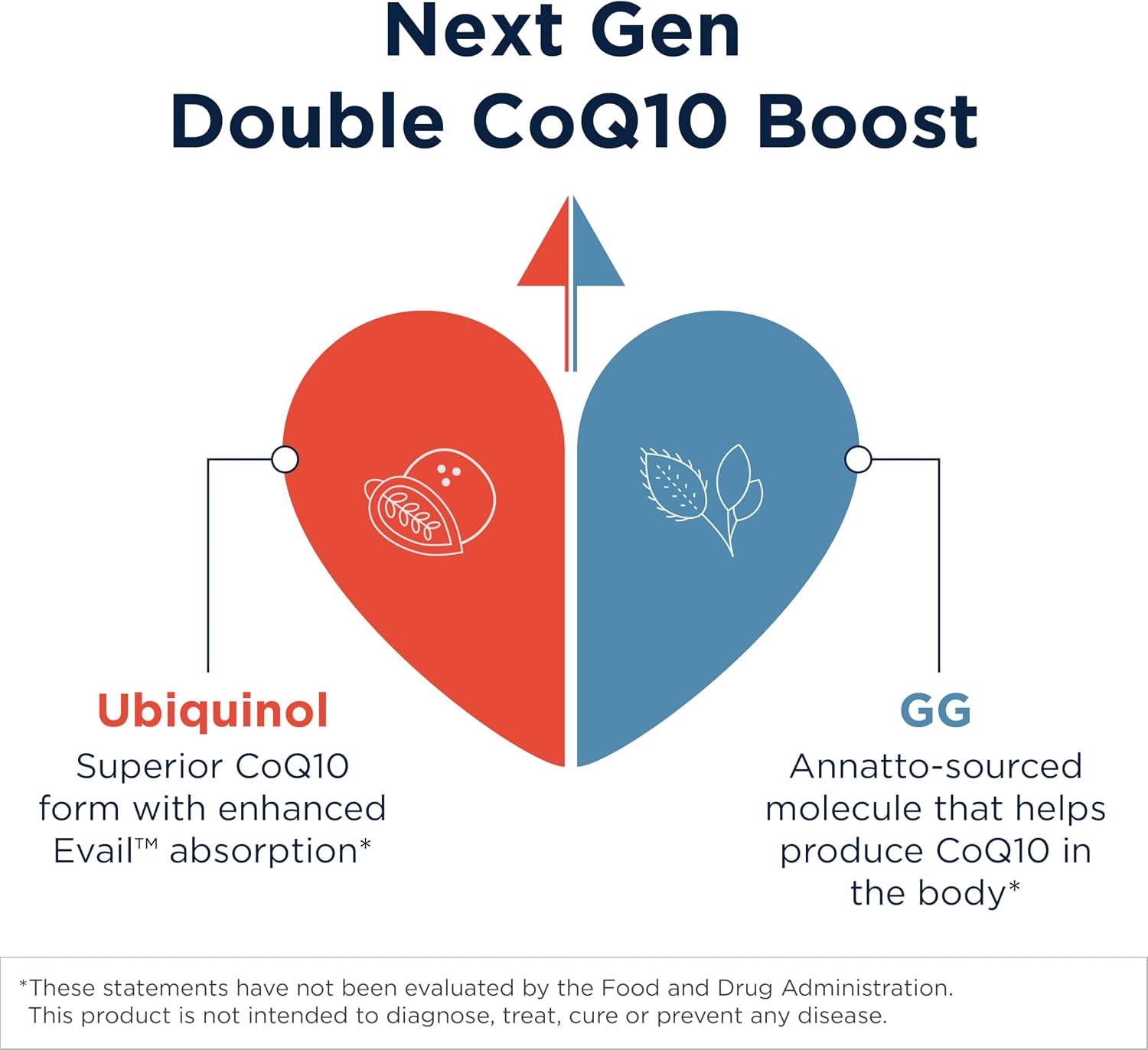 Designs for Health CoQnol 100mg - CoQ10 Ubiquinol with Superior Bioavailability + Exclusive Absorption Technology - Double CoenzymeQ10 Boost with GG
