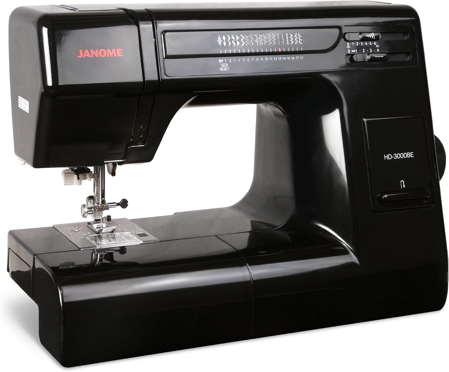 Janome Heavy Duty HD-3000 Black Edition Sewing Machine with Bonus 6 Piece Quilting Kit