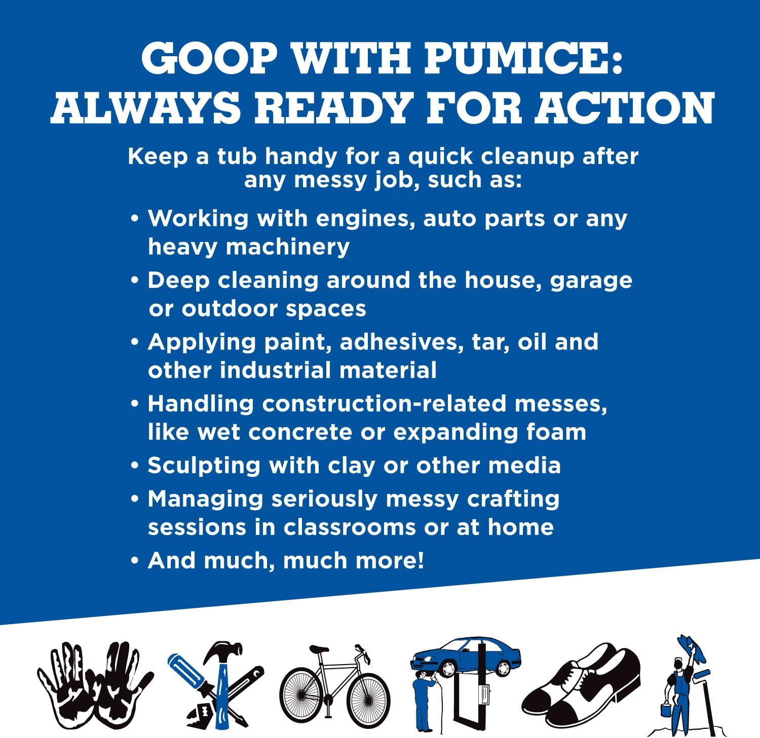 GOOP Hand Cleaner with Pumice 4.5 Lb. Can