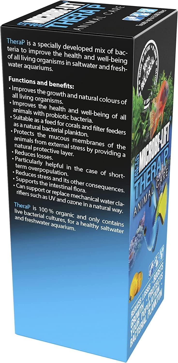 MICROBE-LIFT THERAPH16 TheraP Fish Care Treatment for Freshwater and Saltwater Home Aquariums and Tanks, 16 Ounces