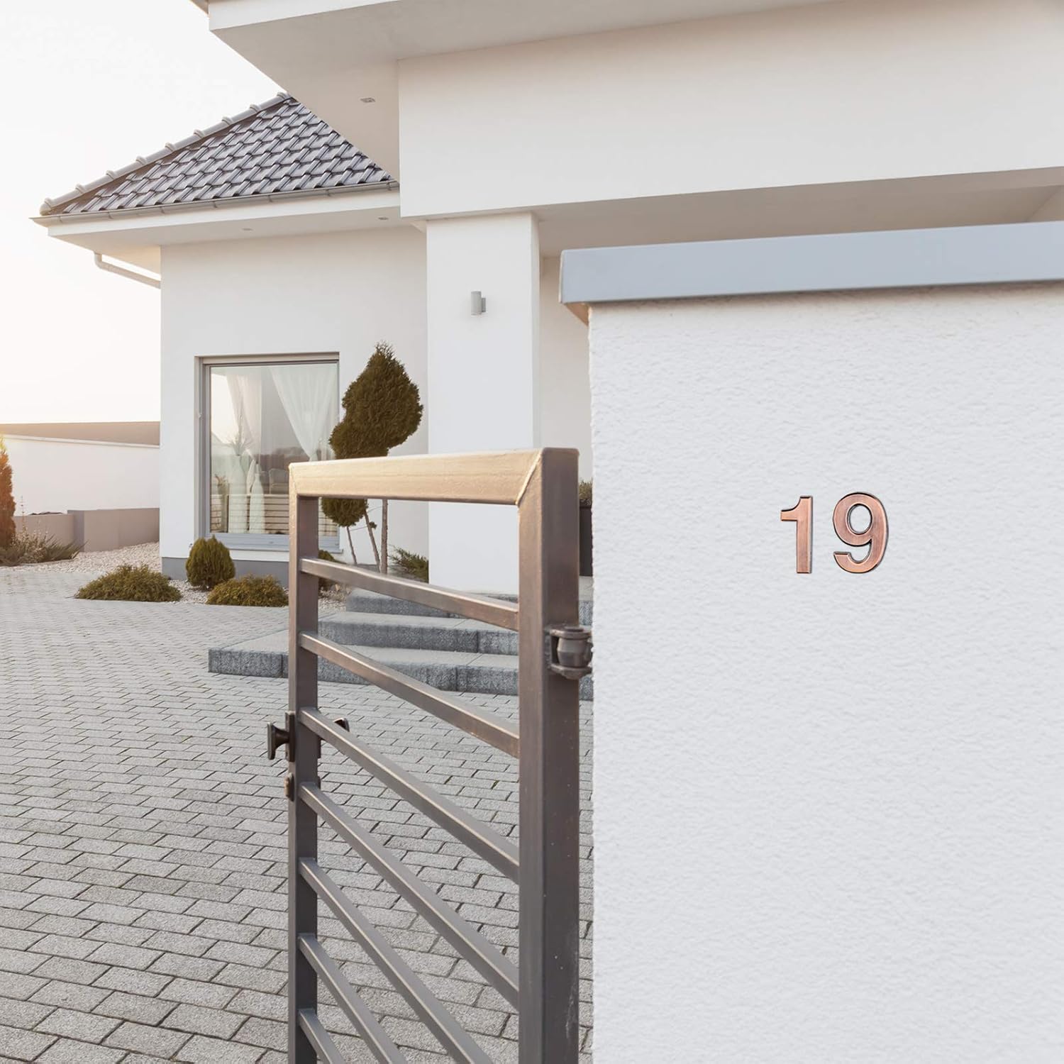 20 Pieces House Numbers Mailbox Numbers 0-9, 3D Door Address Numbers Self Adhesive Mailbox Numbers Sticker or House, Apartment, Office, Hotel Room