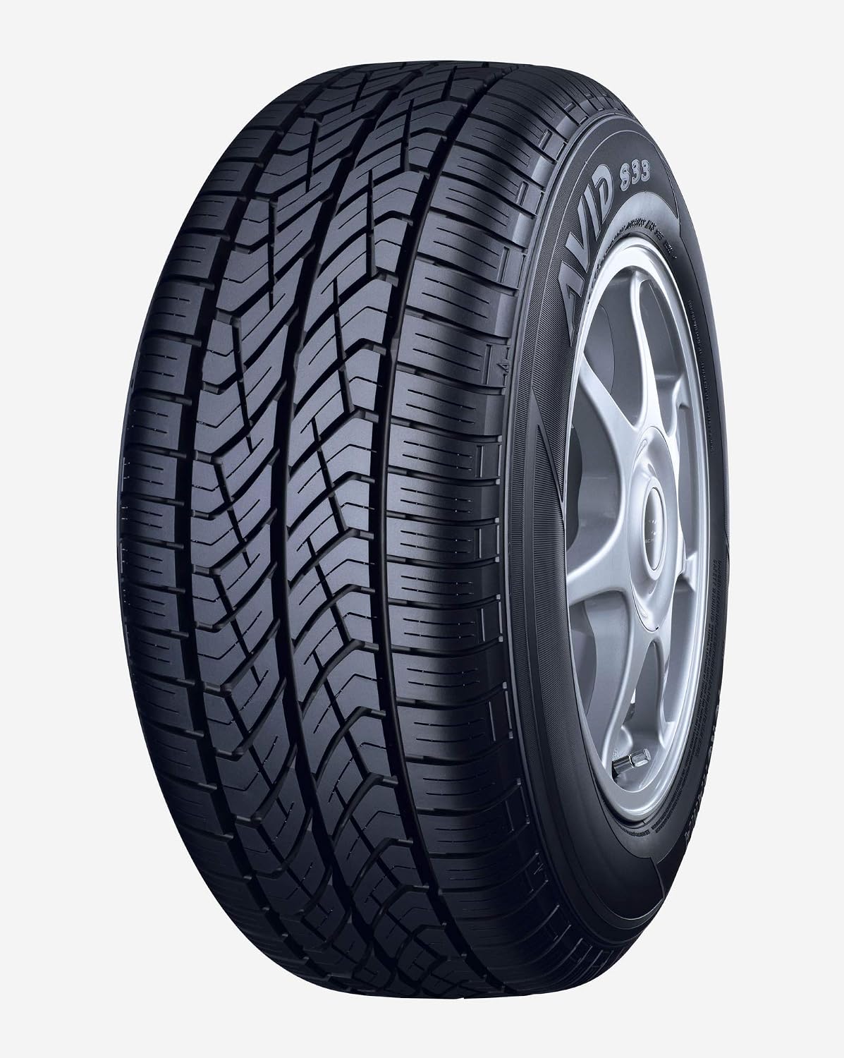 Yokohama 225/65SR17 102T AVID S33B BW A/S | Truck/SUV Touring All Season Traction 102T Rated Standard Load Radial Construction Black Sidewall Tire