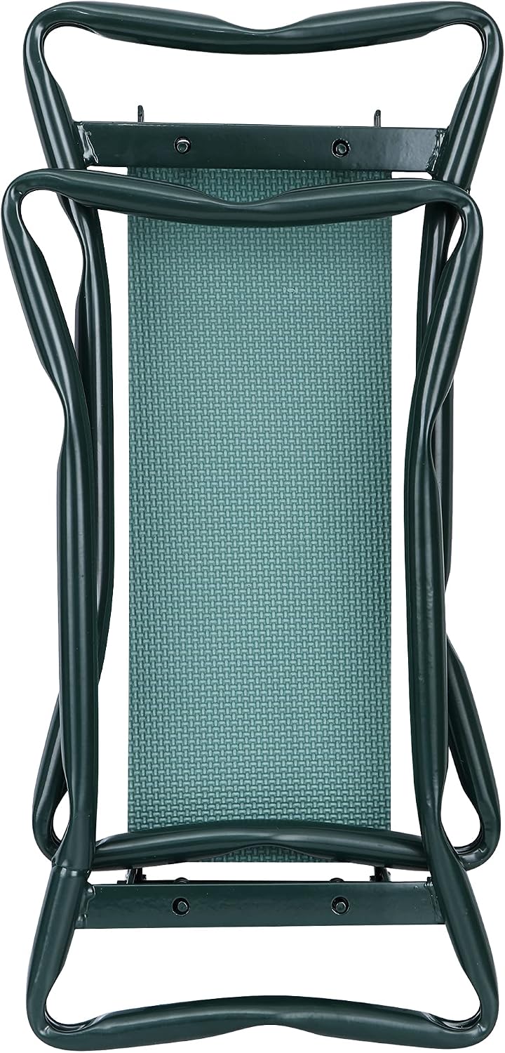 HomGarden Upgraded Folding Garden Kneeler Seat Bench Stool w/Thicken & Widen Soft Kneeling Pad