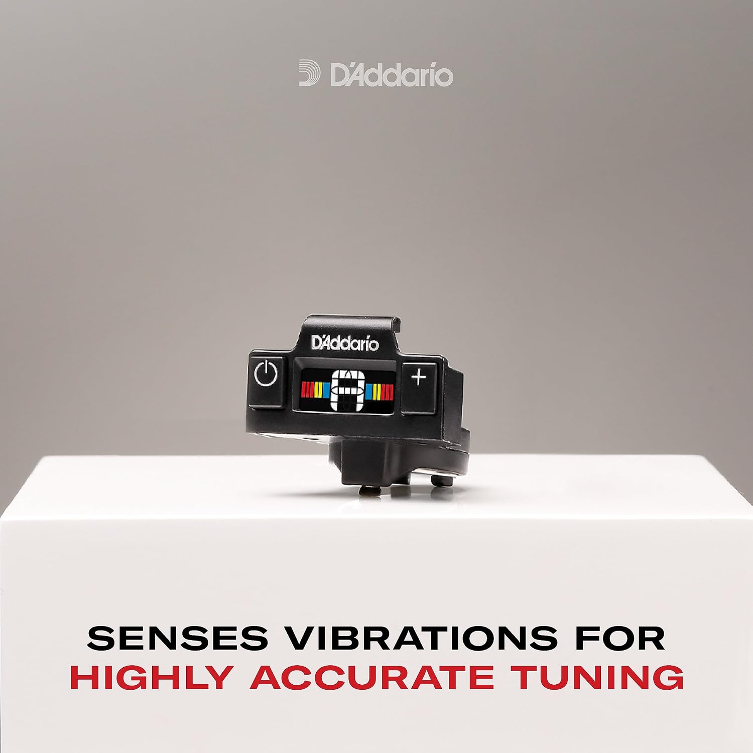 D'Addario NS Micro Soundhole Tuner, Discreet Chromatic Acoustic Guitar | Chromatic tuner that mounts inside your acoustic guitar's soundhole