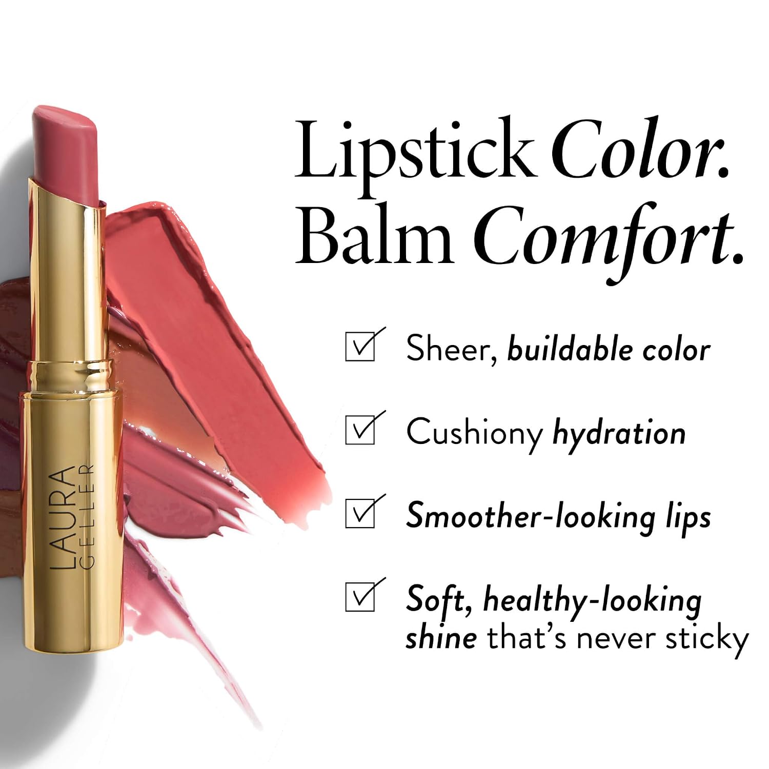 LAURA GELLER Jelly Balm Tinted Hydrating Lip Balm – In the Buff
