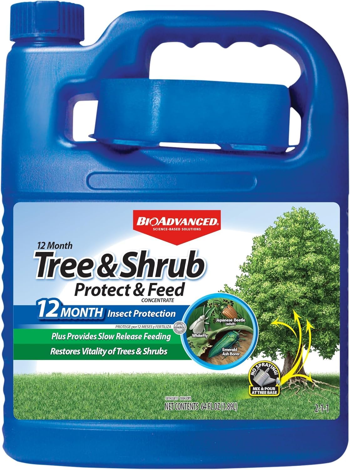 BioAdvanced 12 Month Tree & Shrub Protect and Feed Concentrate - 1 Gal