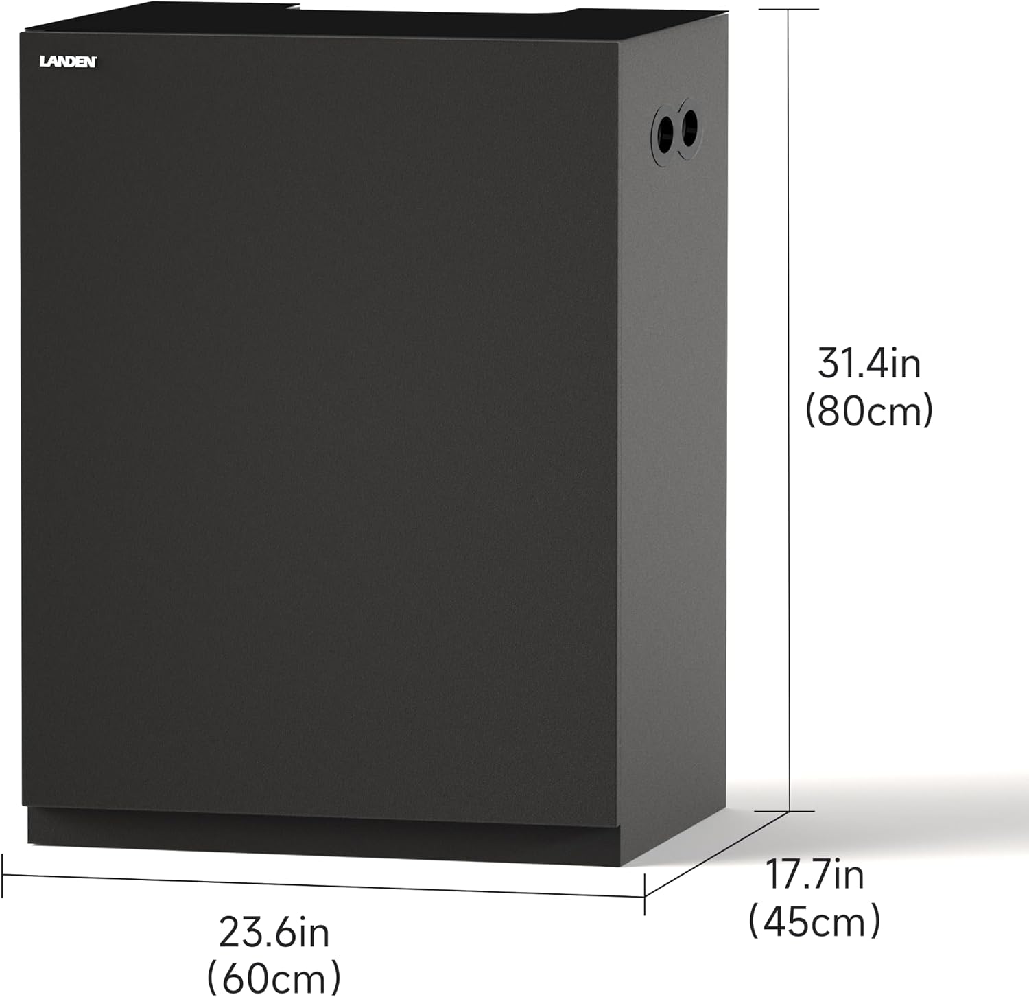 LANDEN Wooden Aquarium Stand & Cabinet, 20 Gallon Fish Tank, 17.7x17.7in