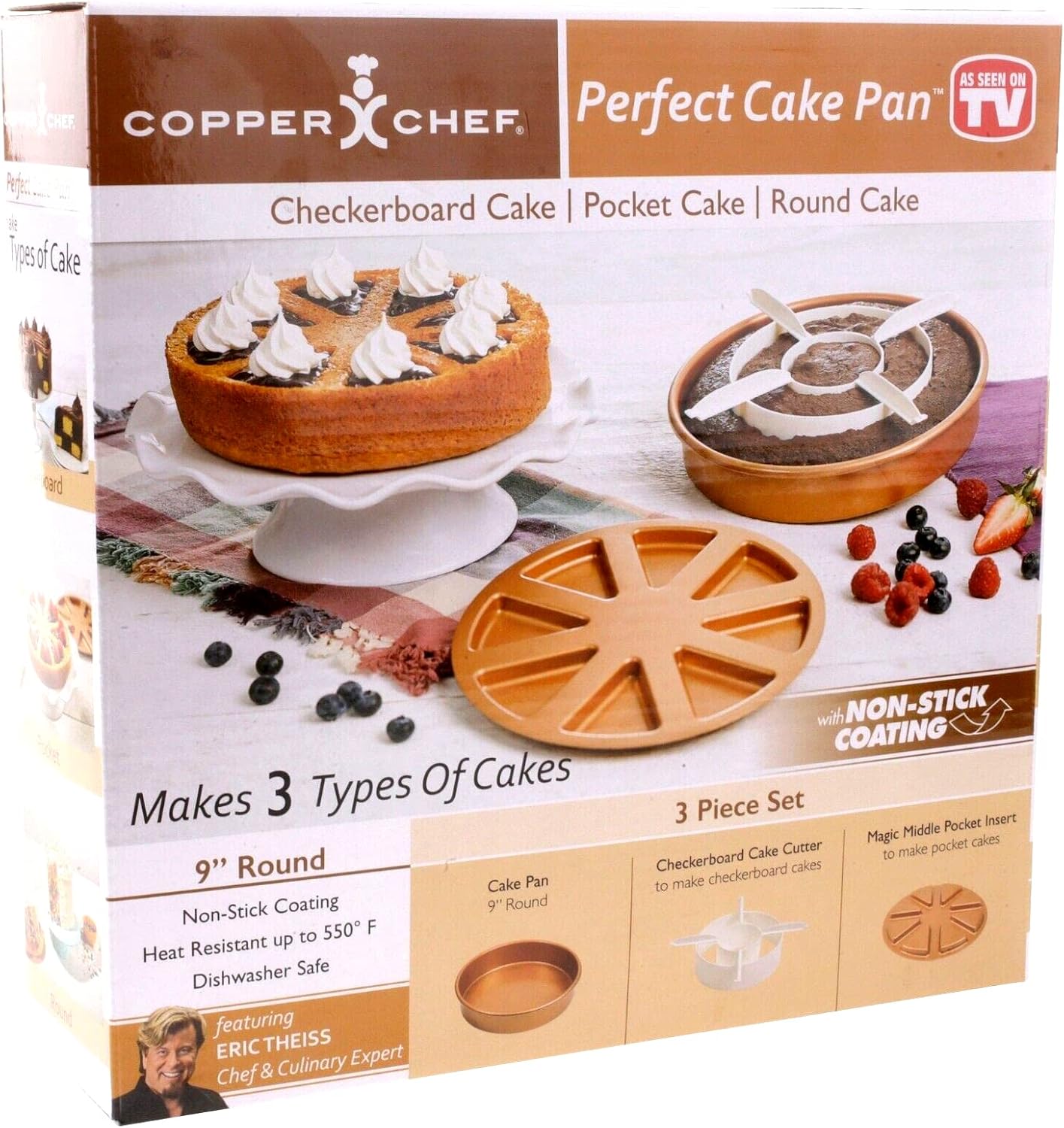 Copper Chef Perfect Cake Pan Set