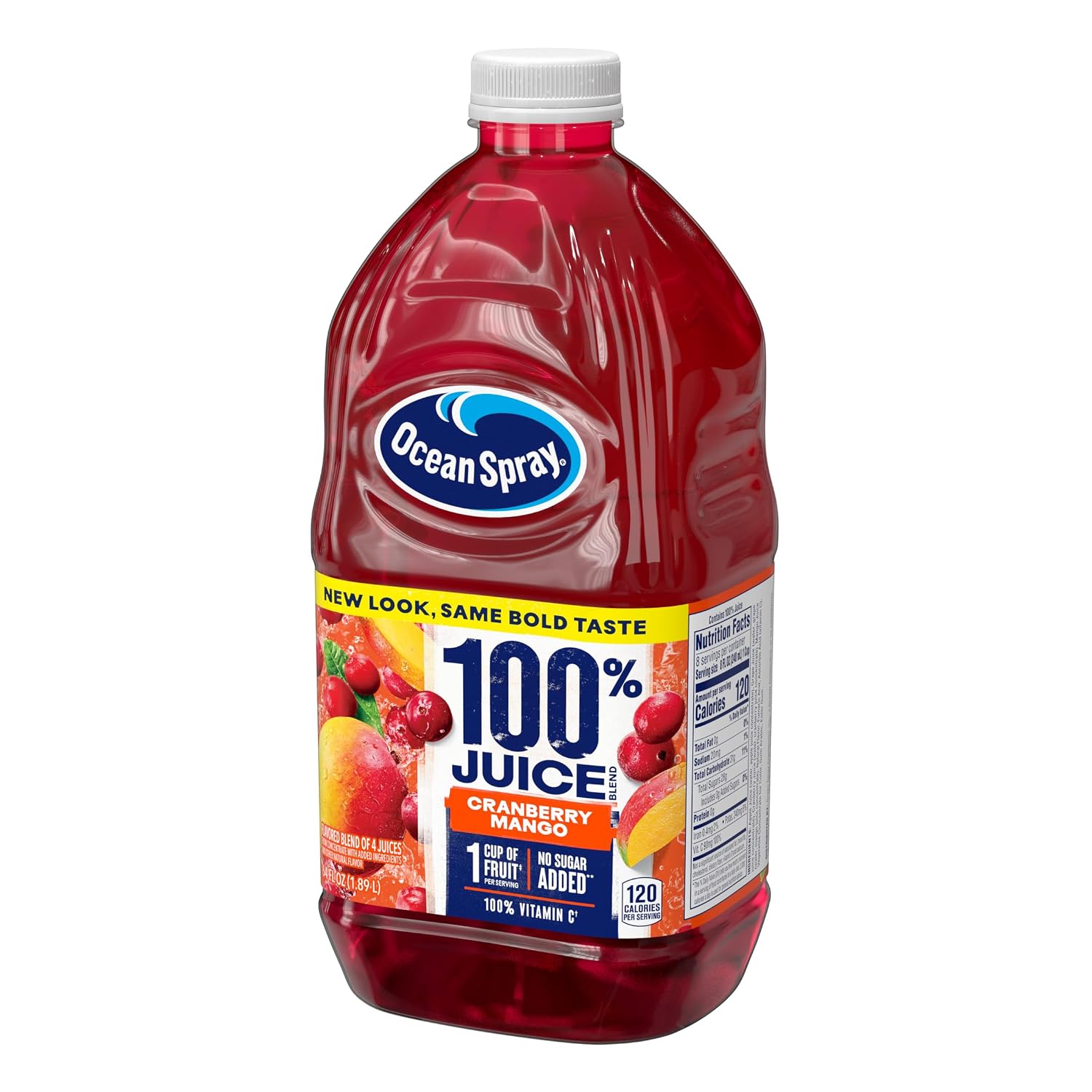 Ocean Spray 100% Juice, Ruby Red Grapefruit, 60 Ounce Bottle (Packaging May Vary)