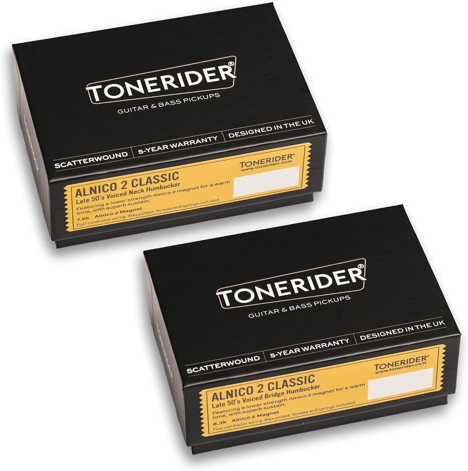 Tonerider AC2 Alnico II Classic Humbucker Set - Nickel