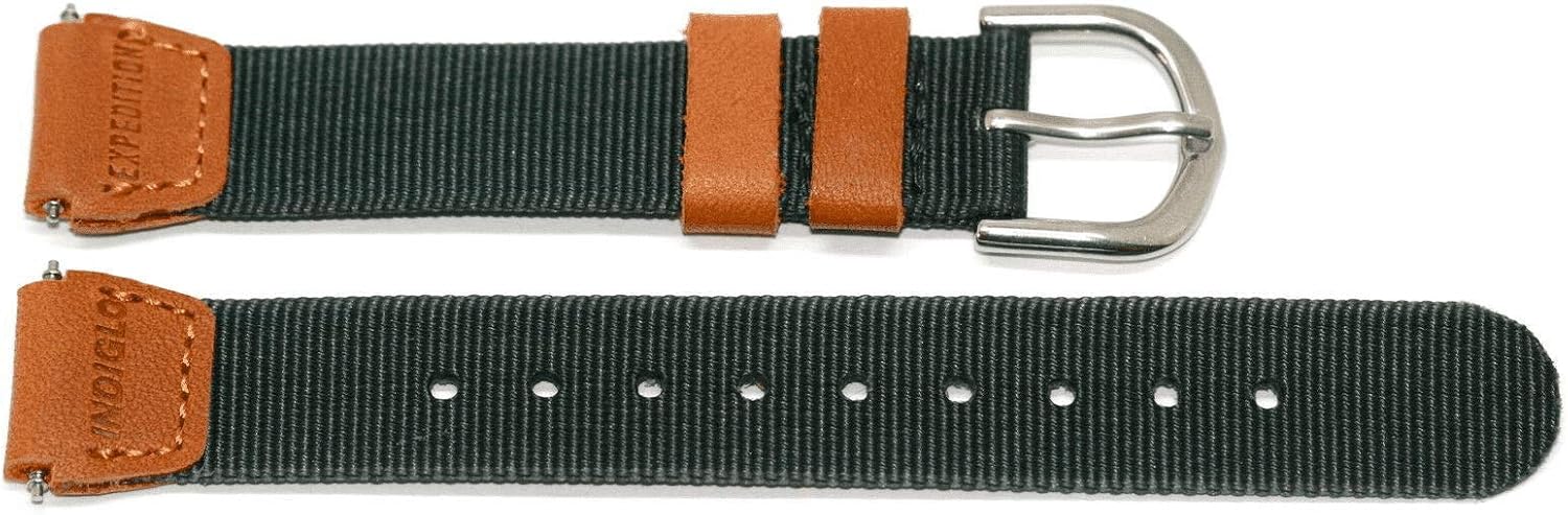 TX643051, Timex watchband, Field Expedition, 14mm, brown/green