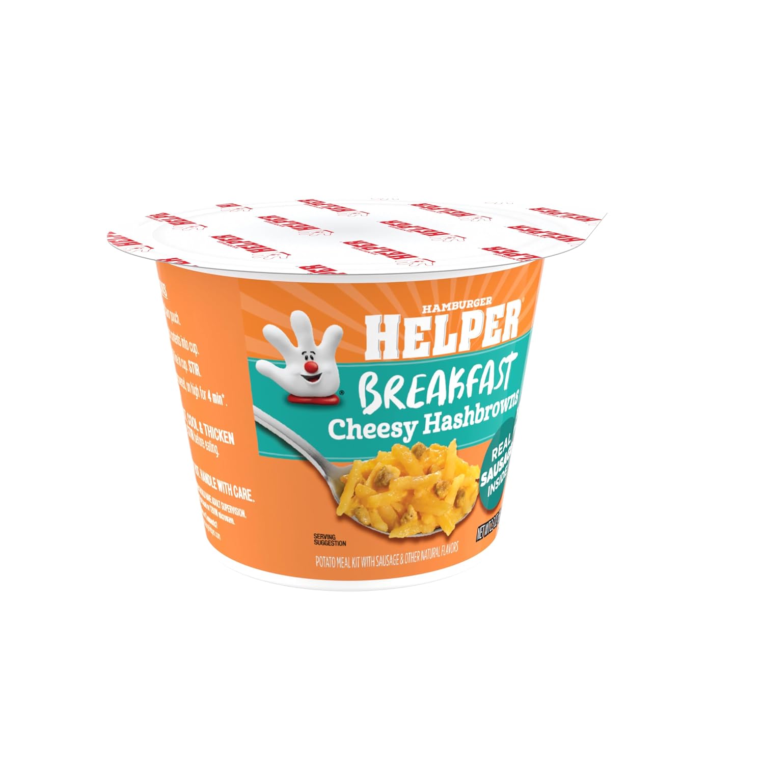 Hamburger Helper Beef Pasta Microwave Cup (2 oz - 6 Pack) No Artificial Flavors, Ready in 4 Minutes, Quick Meals for Midweek Dinners, Busy Evenings & Families On-the-Go