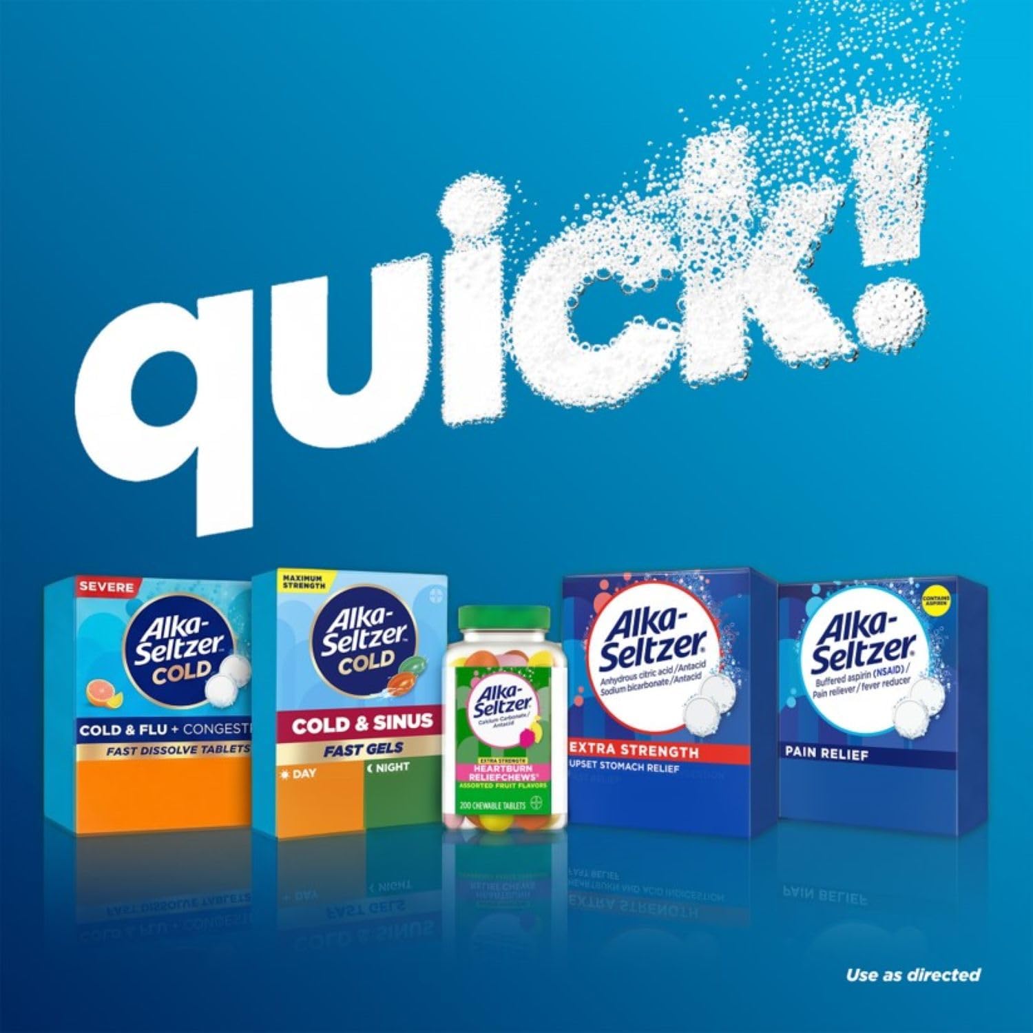 Alka-Seltzer Cold, Cold & Mucus Congestion Max Strength Fast Gels, Medicine, Multi-Symptom Relief, Body Aches and Pains, Congestion Relief