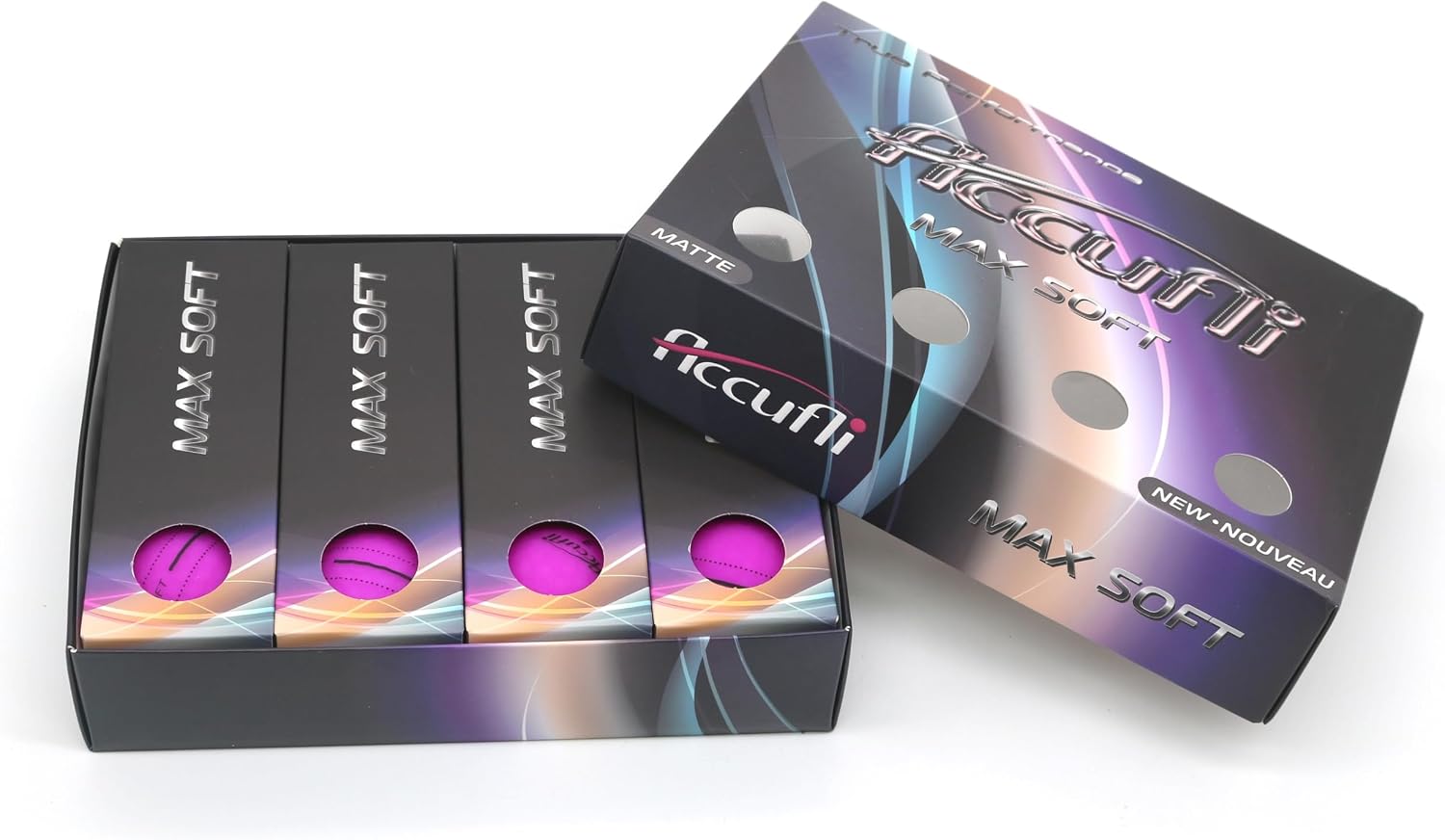 ACCUFLI Max Soft Matte Golf Balls