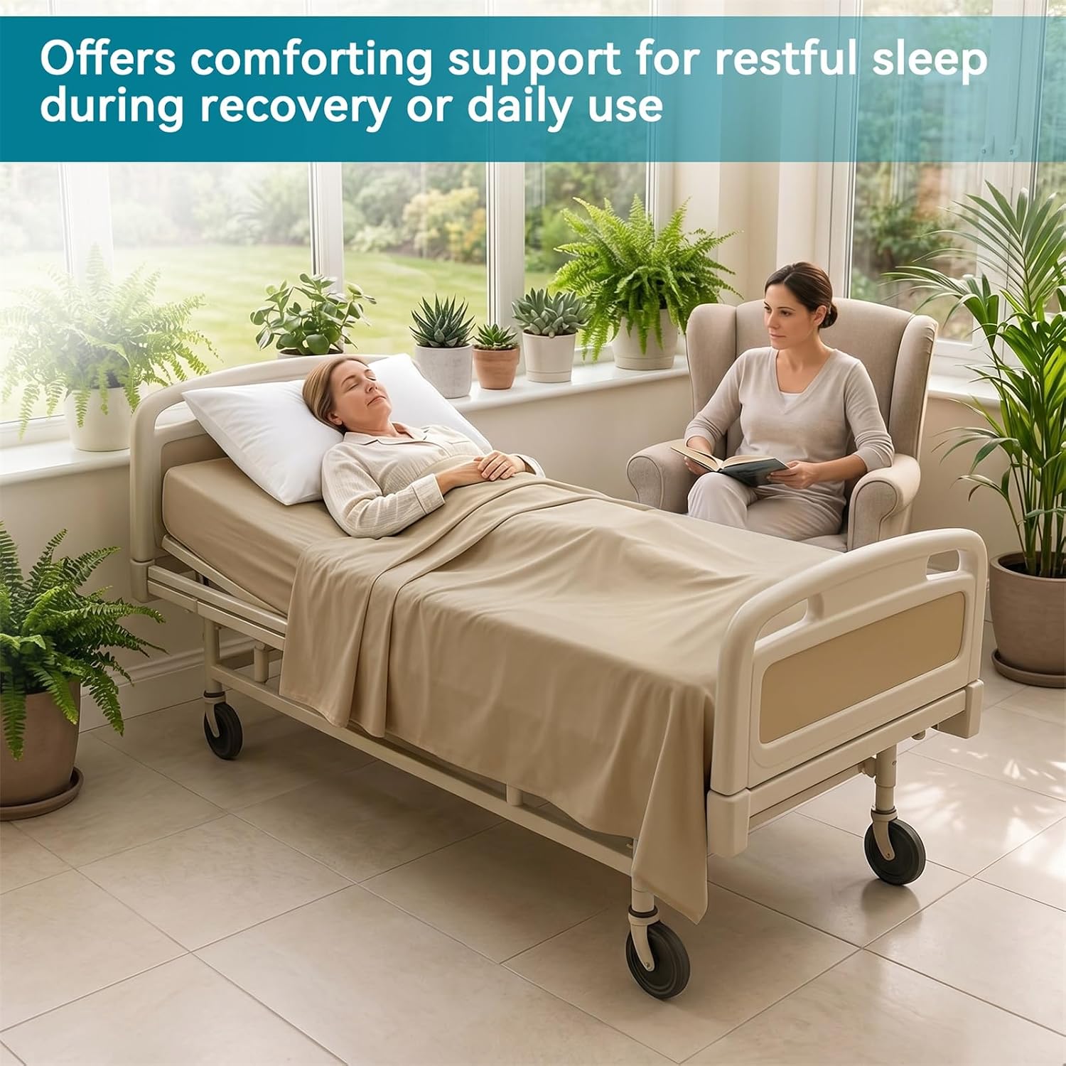 VACVELT 4 Pack Hospital Bed Fitted Sheet, 36x80 12-Inch Pocket, Pink | Premium Microfiber Fabric, 360-Degree Elastic, Skin-Friendly, Wrinkle Resistant, Machine Washable, For Home Hospital Beds