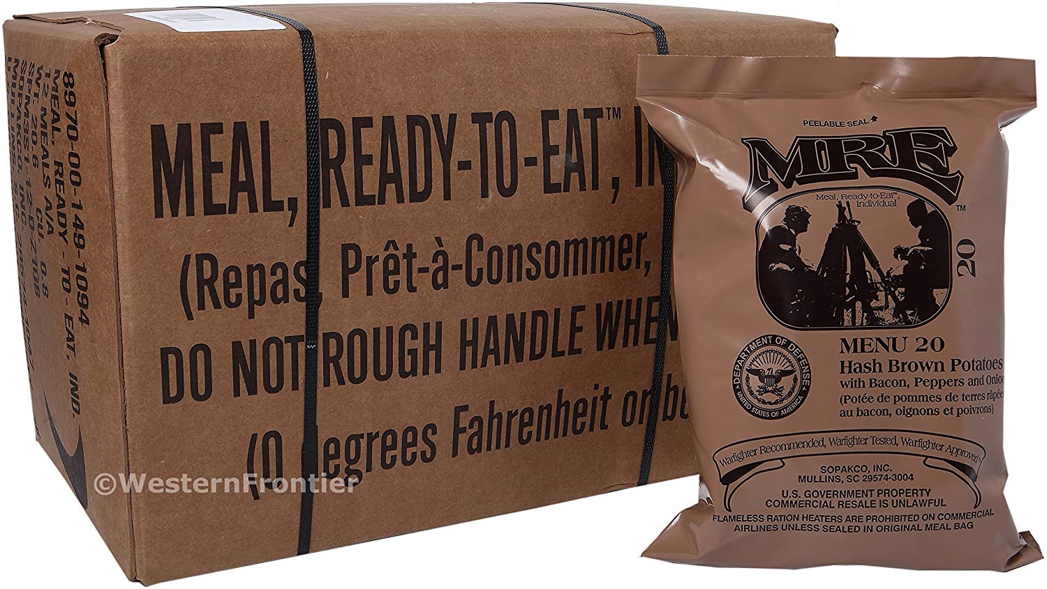 Western Frontier MRE B-Menu Case