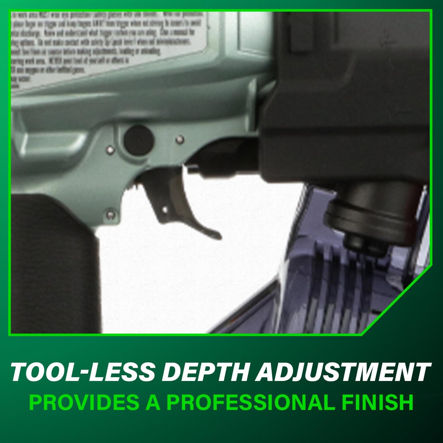 Metabo HPT Pneumatic Coil Nailer for Siding and Framing, NV75A5 | 16° Wire Collated Nails 1-3/4" to 3", 15° Plastic Strip Nails to 2-1/4"