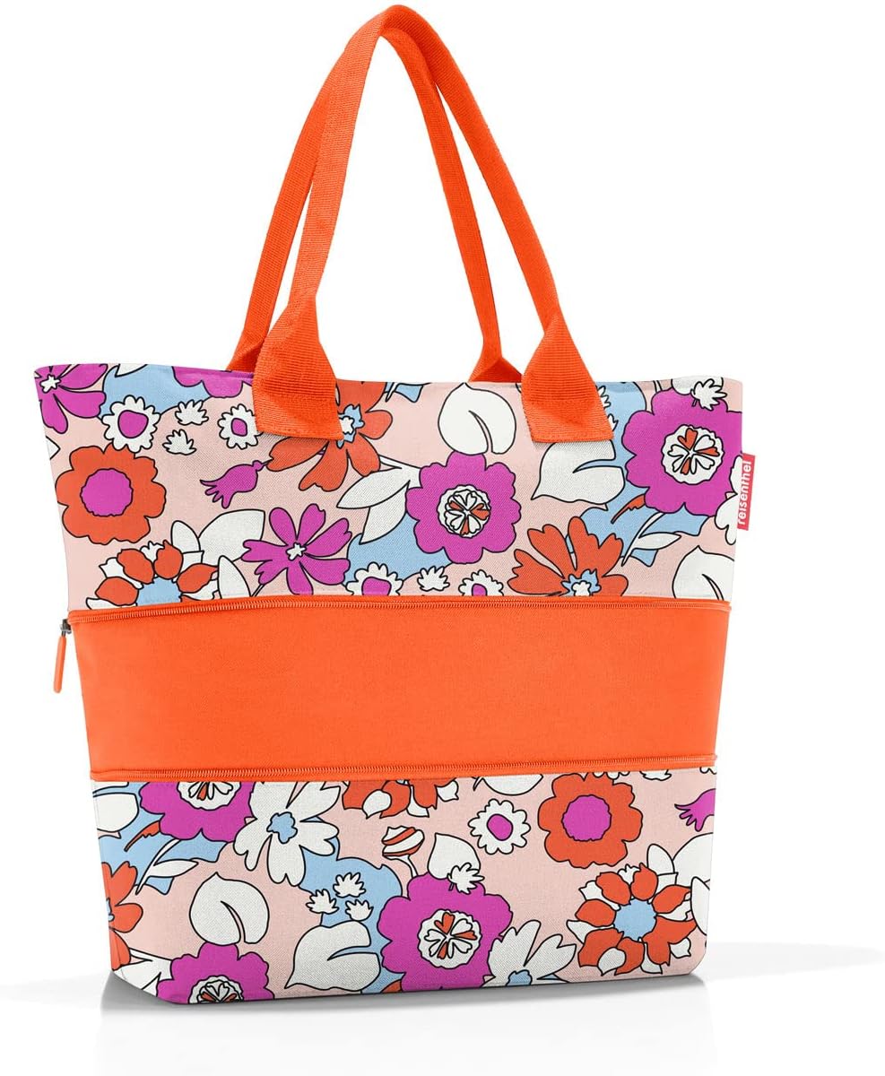 reisenthel shopper e1 - Large capacity and expandable bag made of water repellent and recycled polyester fabric