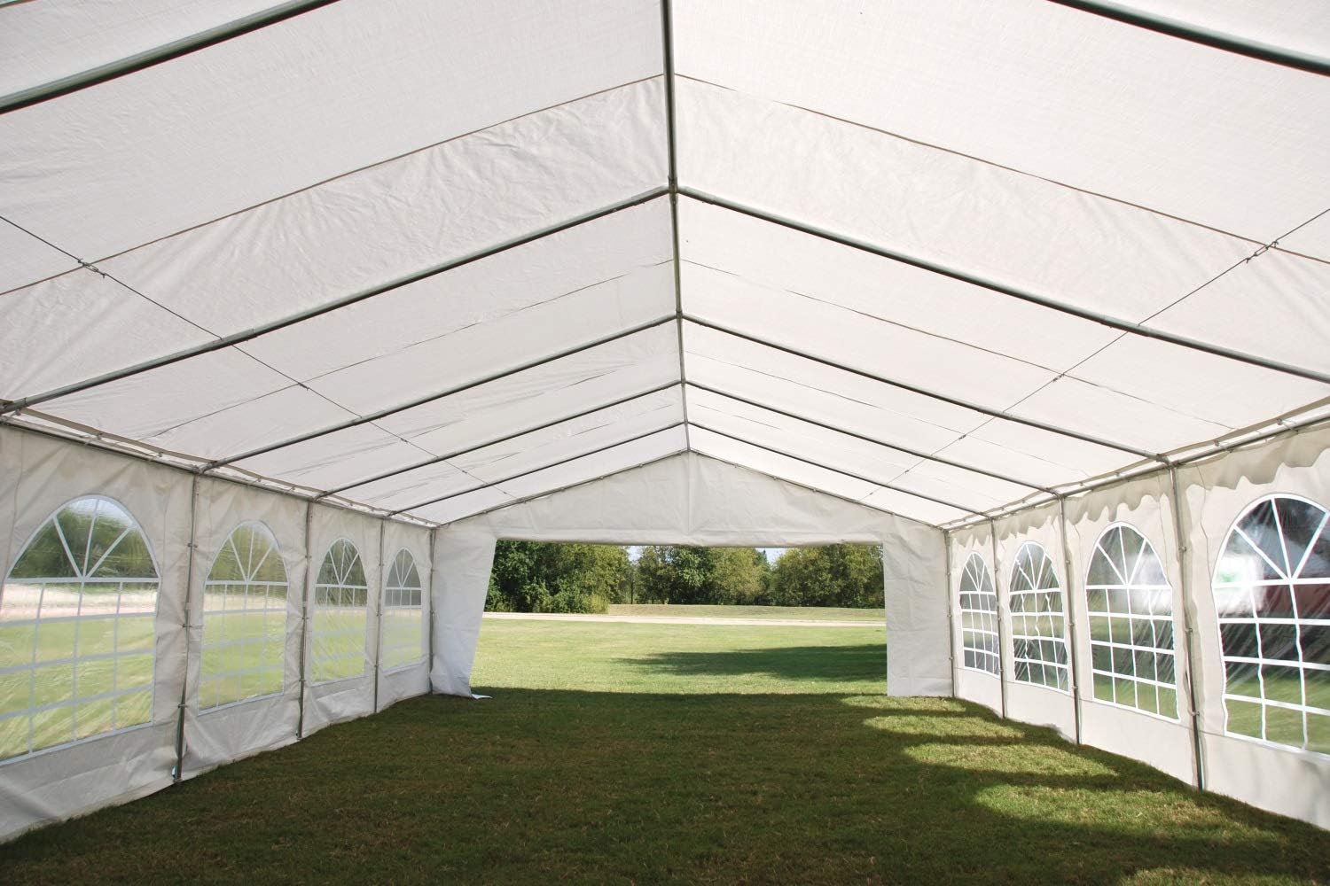 DELTA 26'x16' Budget PE Party Tent + (2) Long Bags + (1) Short Bag, Tents for Parties, Canopy Carpas para Fiestas,Wedding Event Tents for Outdoor Events (B Model)