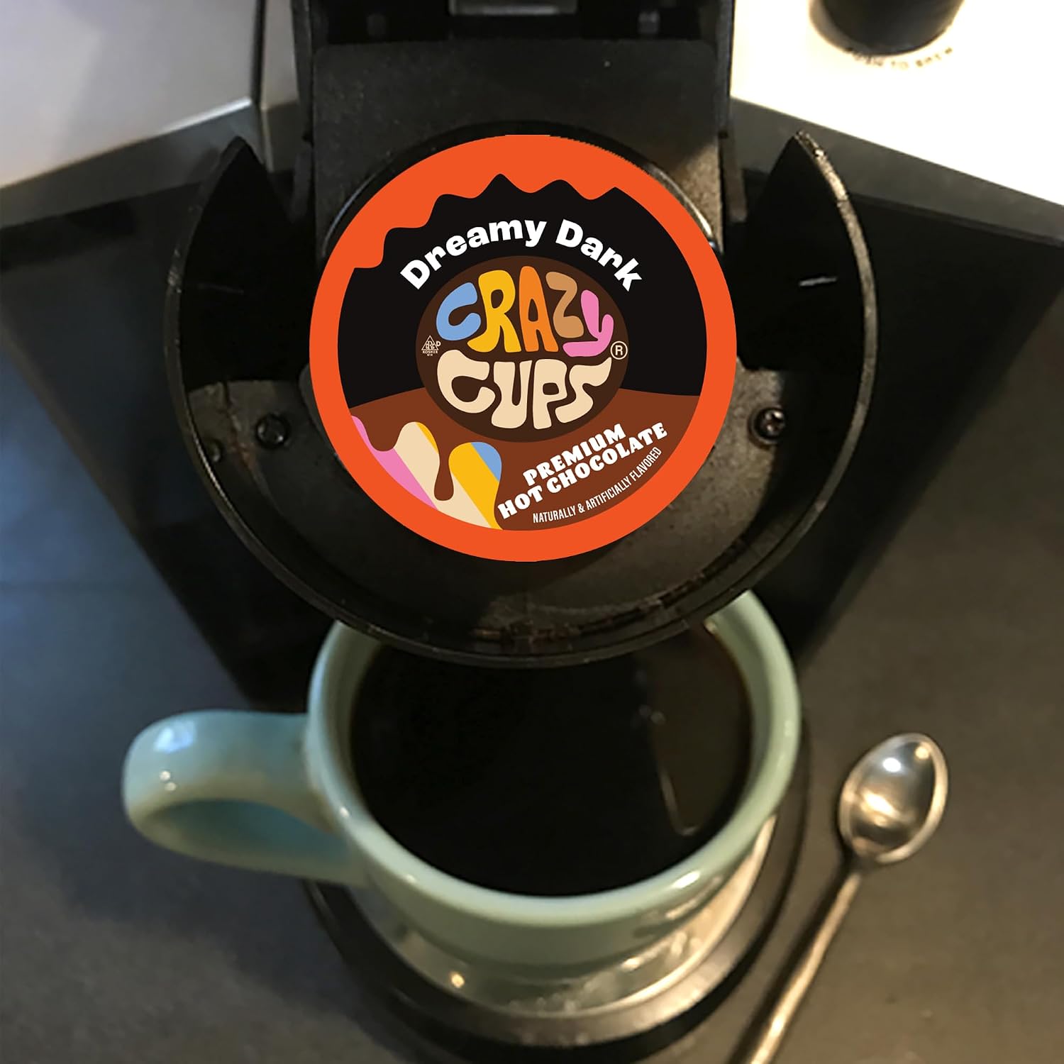 Crazy Cups Seasonal Premium Hot Chocolate Single Serve Cups for Keurig K Cup Brewers Variety Pack Sampler, 40 Count
