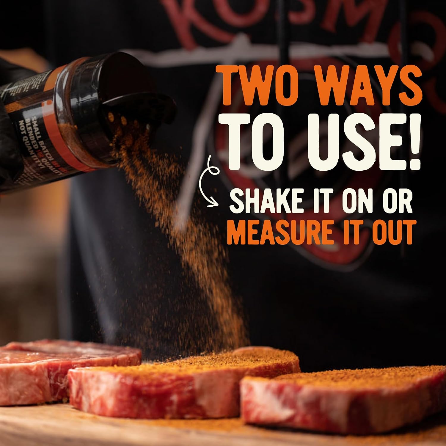 Kosmos Q Hot Dirty Bird BBQ Dry Rub, Spicy Seasoning with Chili Pepper, Brown Sugar, Garlic & Onion for Chicken, Turkey, Ribs, Pork, Dry Rub for Smoking & Grilling Meat, BBQ Spice Blend, 11 Oz Bag