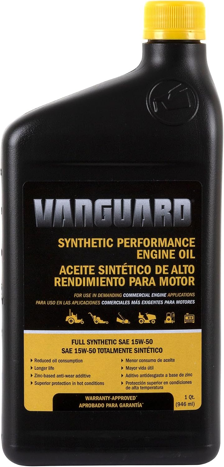 Briggs & Stratton Vanguard 15W-50 Heavy Duty Synthetic Oil Quart #100169