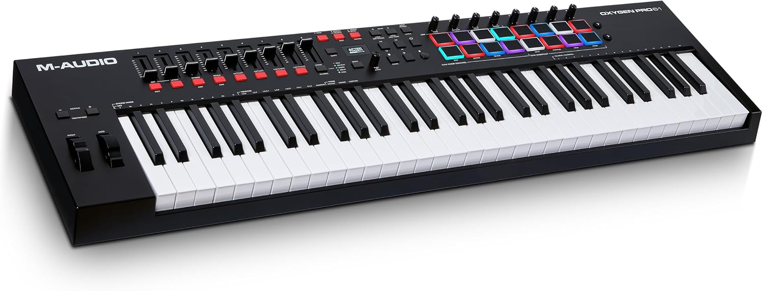 M-AUDIO Oxygen Pro 61 USB MIDI Keyboard Controller