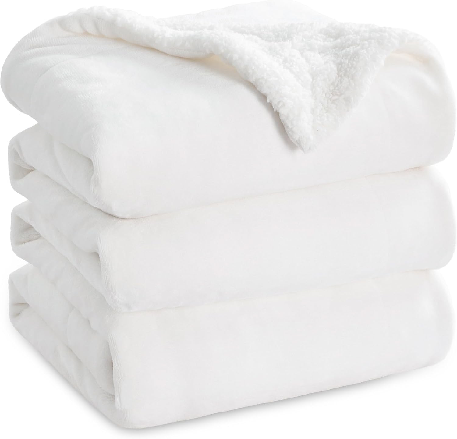 Bedsure GentleSoft Sherpa Fleece Throw Blanket for Couch, Non-Heated, Thick & Warm Cozy Blanket for Winter Fall, Soft Fuzzy Plush Throw Gifts for Women and Men, Grey, 50x60 Inches