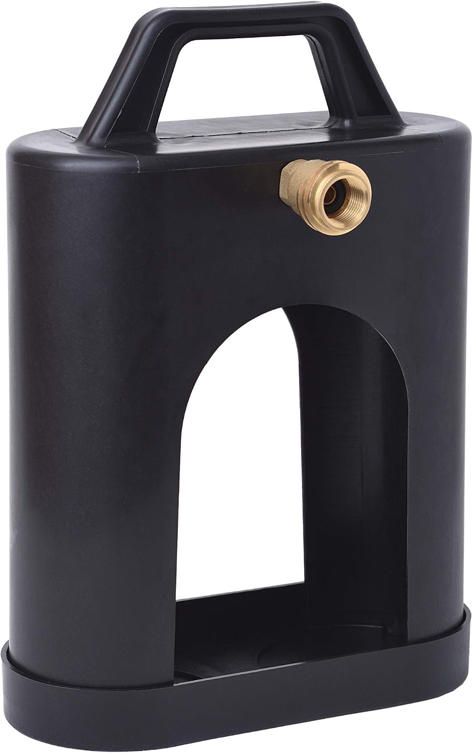 Flame King YSN1LBPB ProBoost Dual 1LB Propane Tank Carrier QCC Outlet, Black