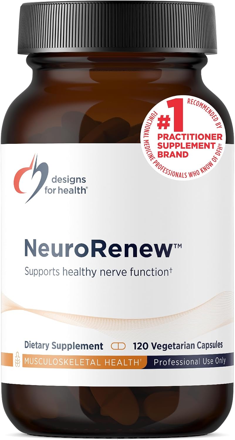 Designs for Health NeuroRenew - 5-MTHF with Vitamin B6 (p-5p), Methyl B12, Acetyl L-Carnitine