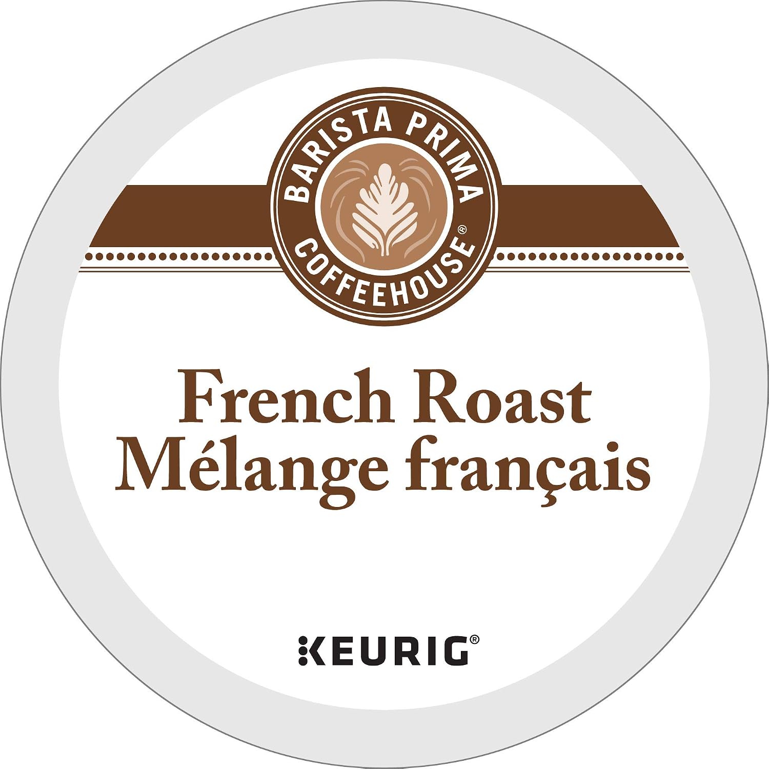 Barista Prima Coffeehouse French Roast, Dark Roast Coffee, 96 Count