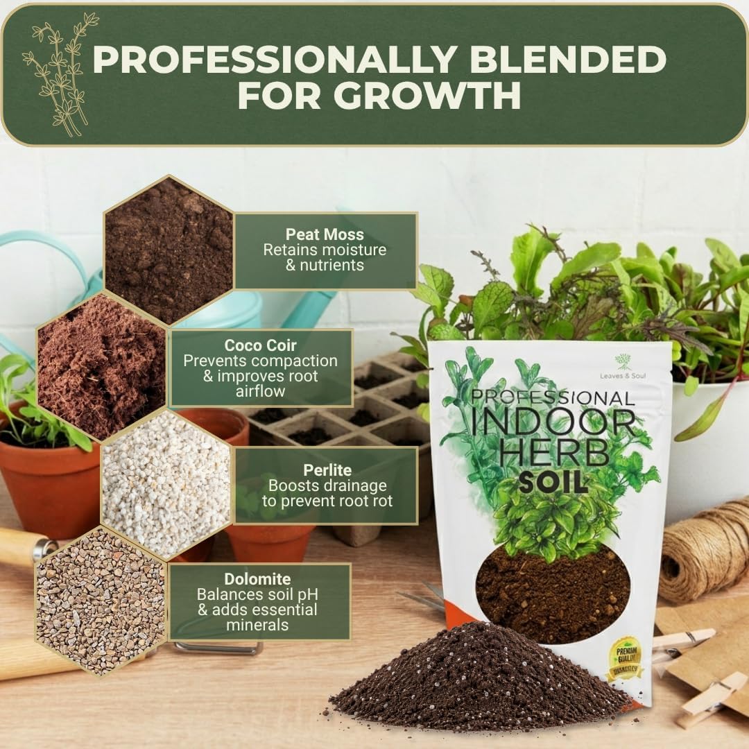 Professional Bonsai Soil Mix Ready to Use | Large 2.2 Quarts, Premium Potting Soil for Bonsai Trees