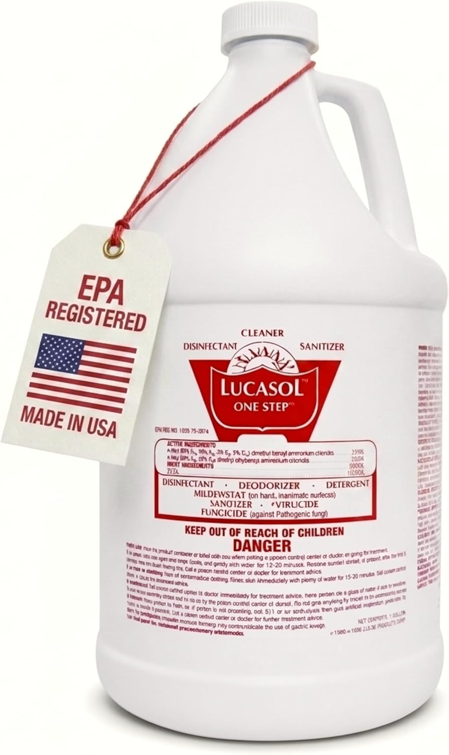 Lucasol One Step Hospital Grade Disinfectant Concentrate Surface Cleaner