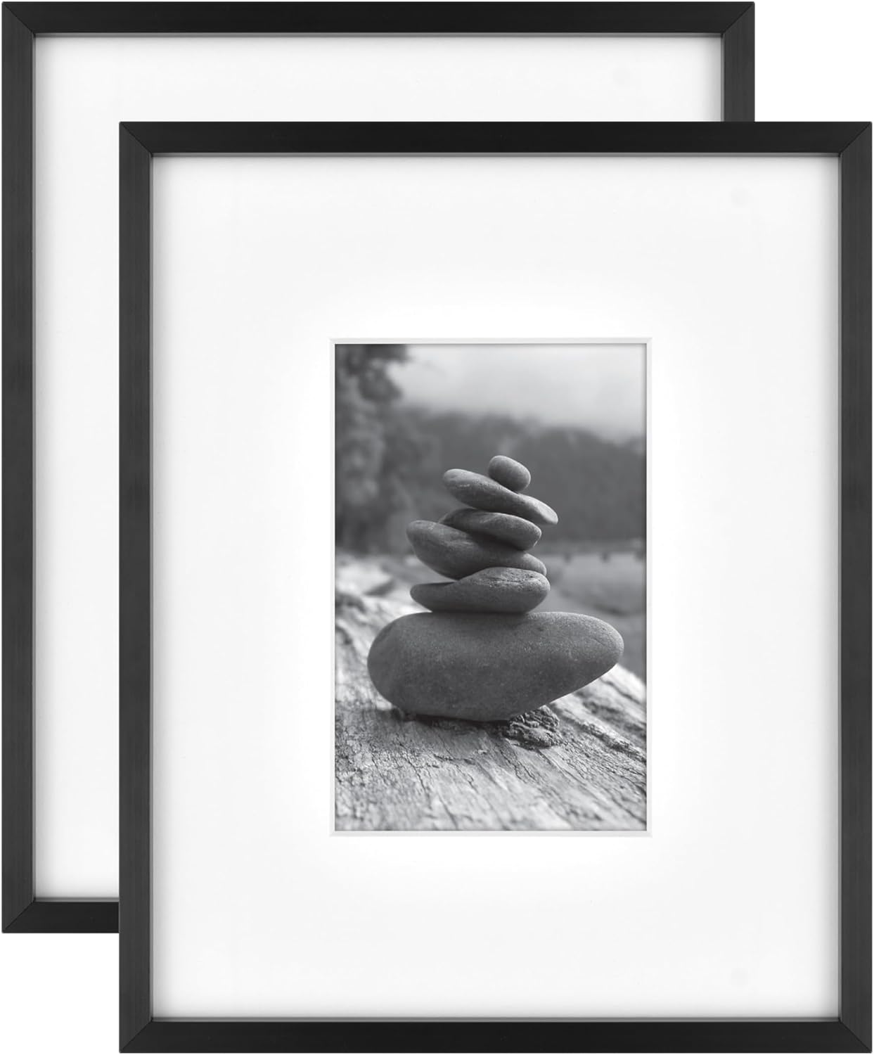MCS Master & Co. Foundry Metal Picture Frame, 12x12 Matted to 8x8