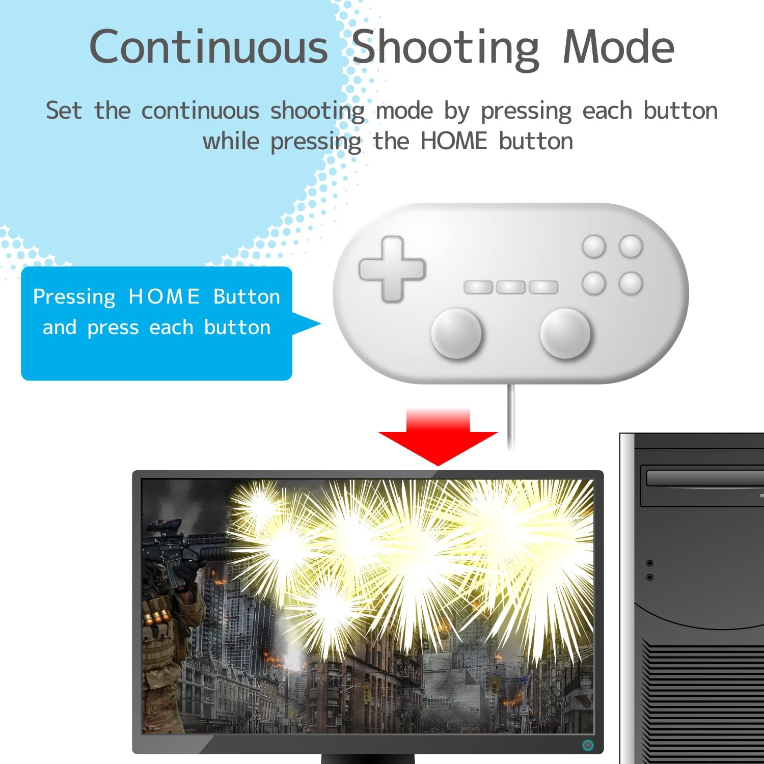 ELECOM Gamepad Converter for Wii Controllers, Support Wii Game Classic Controller and Classic Controller Pro