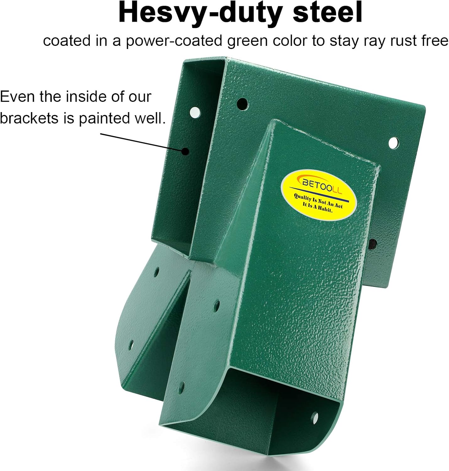 BETOOLL Swing Set Bracket with All Mounting Hardware Middle Bracket
