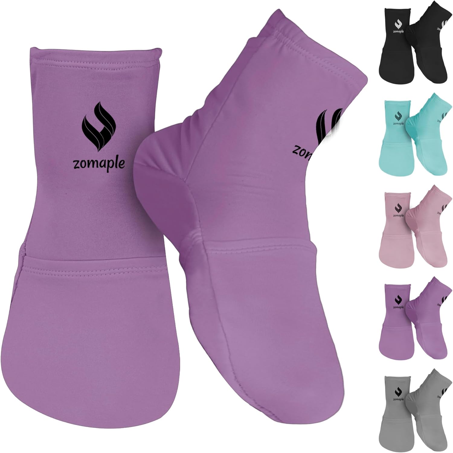 Zomaple Cold Therapy Socks, 2 Gel Packs for Neuropathy & Hot Feet Comfort