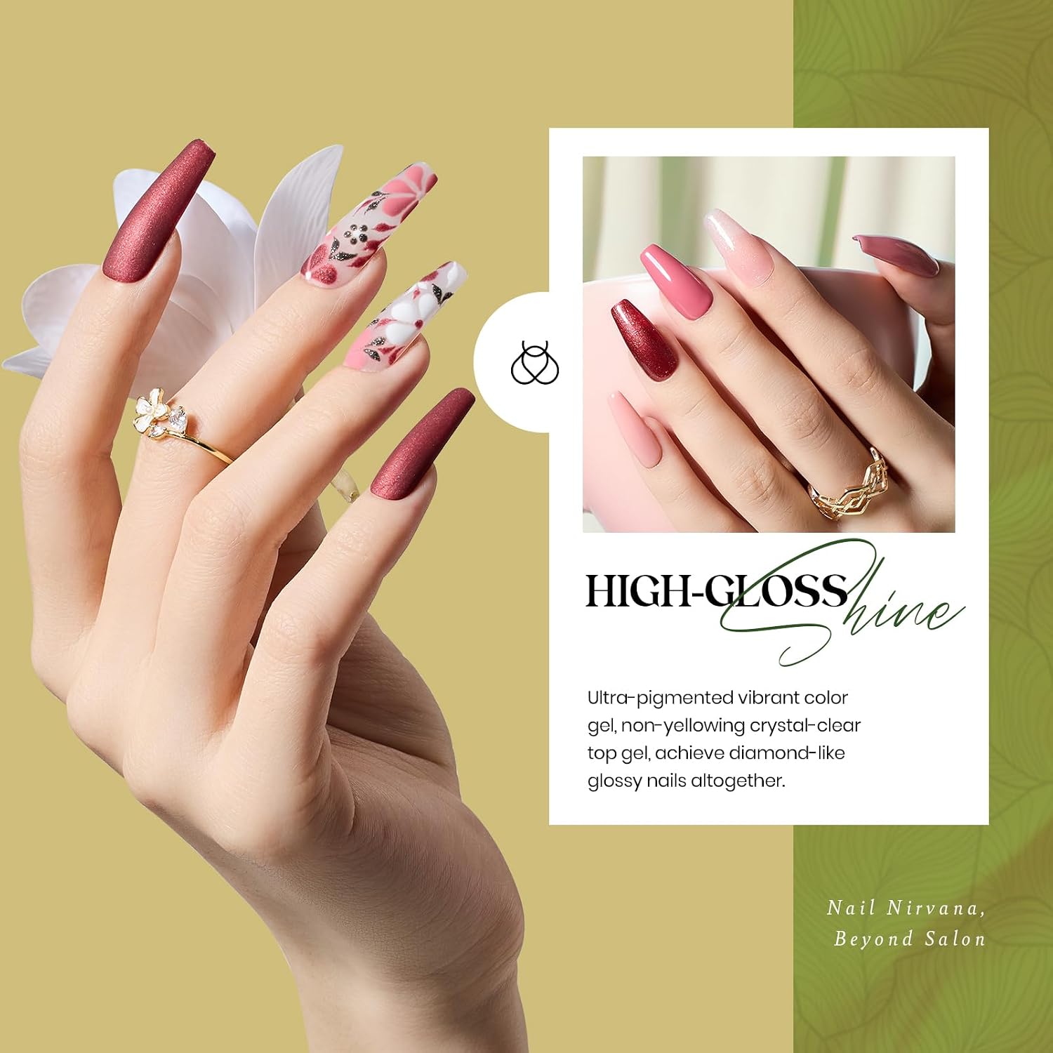Beetles Gel Nail Polish Set with Base Glossy Matte Top Coat Macaron Gel