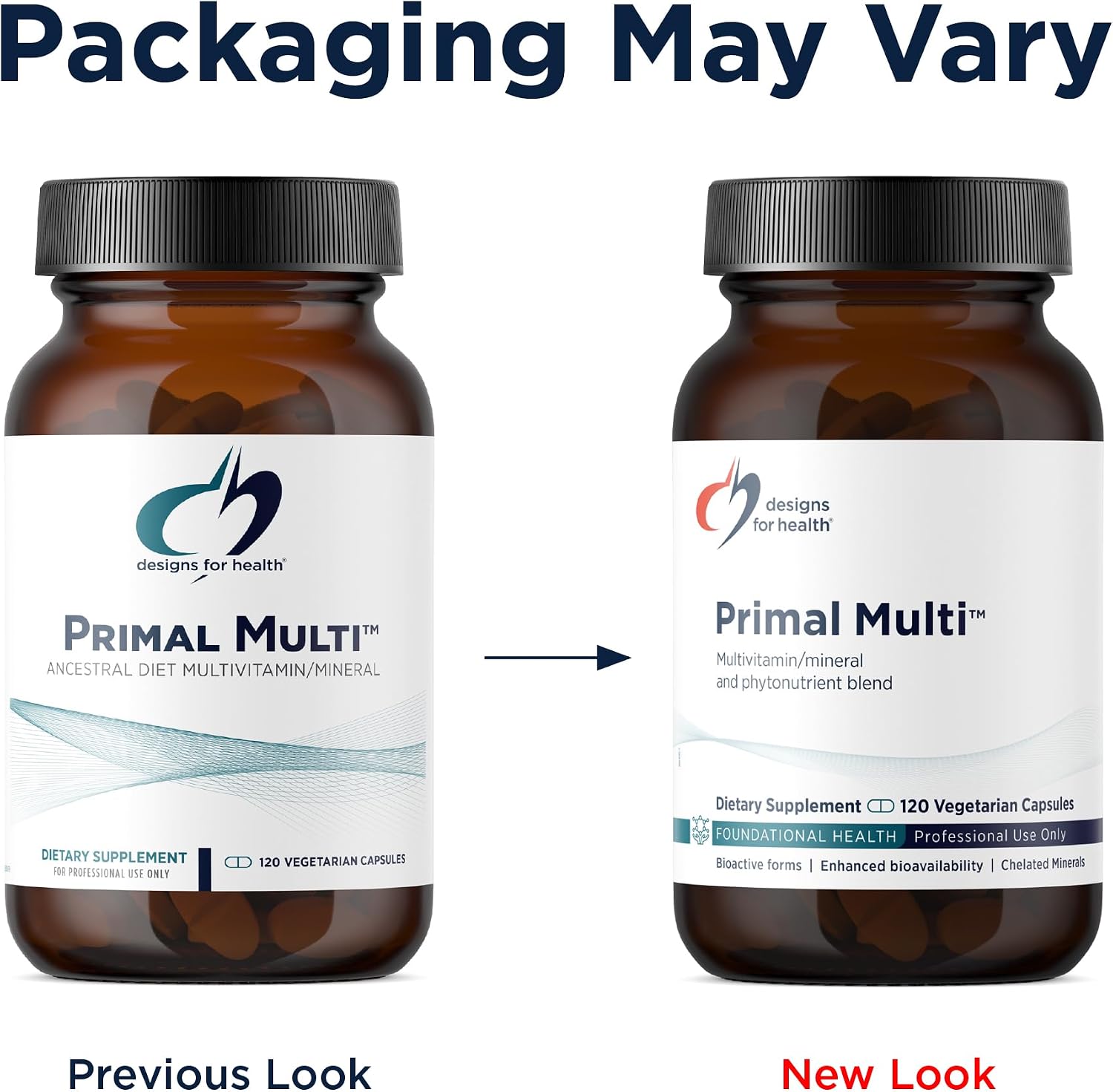 Designs for Health Primal Multi - Paleo-Friendly Multivitamin Supplement with Folate, Tocotrienols, Lutein + Broccoli Seed