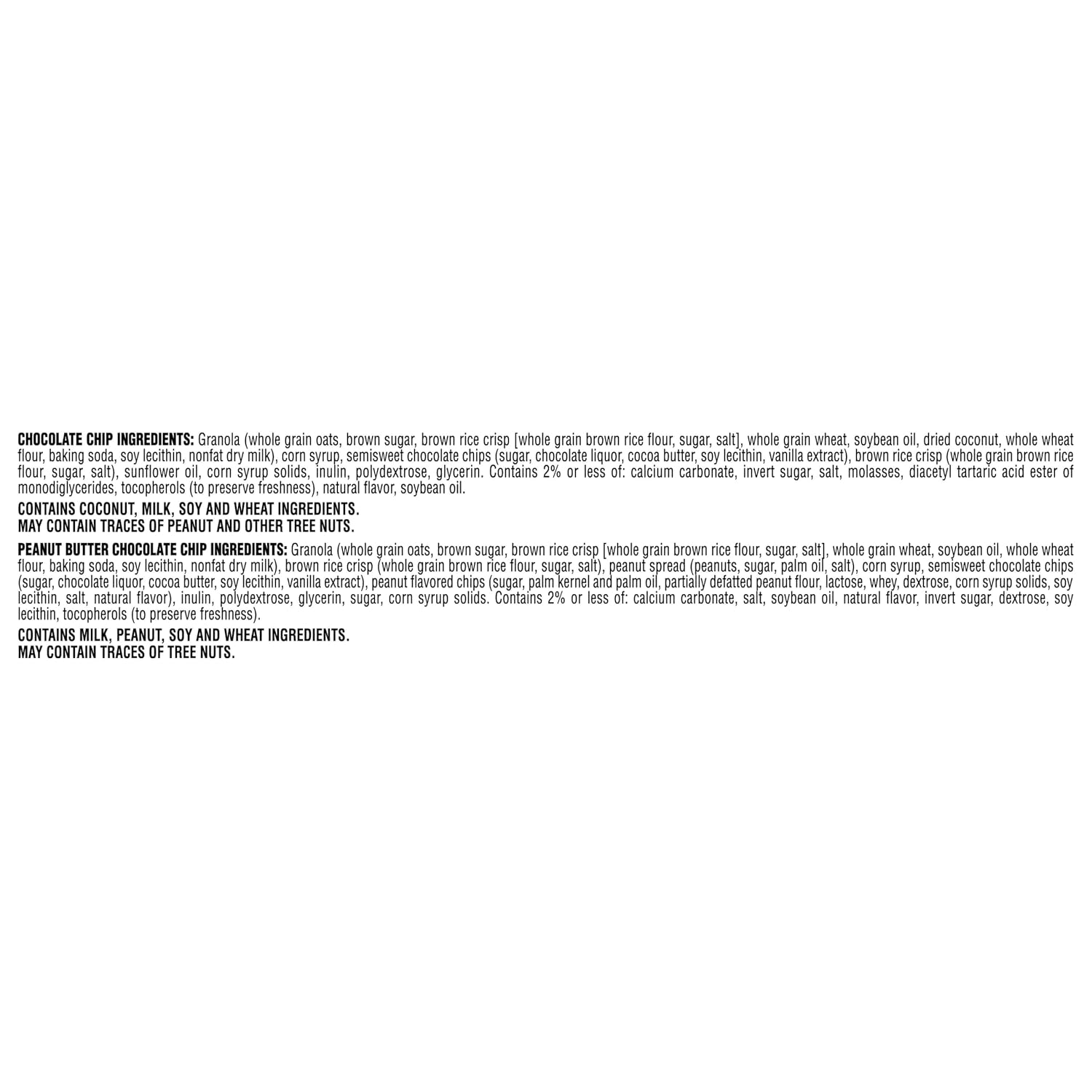 Quaker Chewy Granola Bars, Chocolate Chip, 58 Count - Packaging May Vary