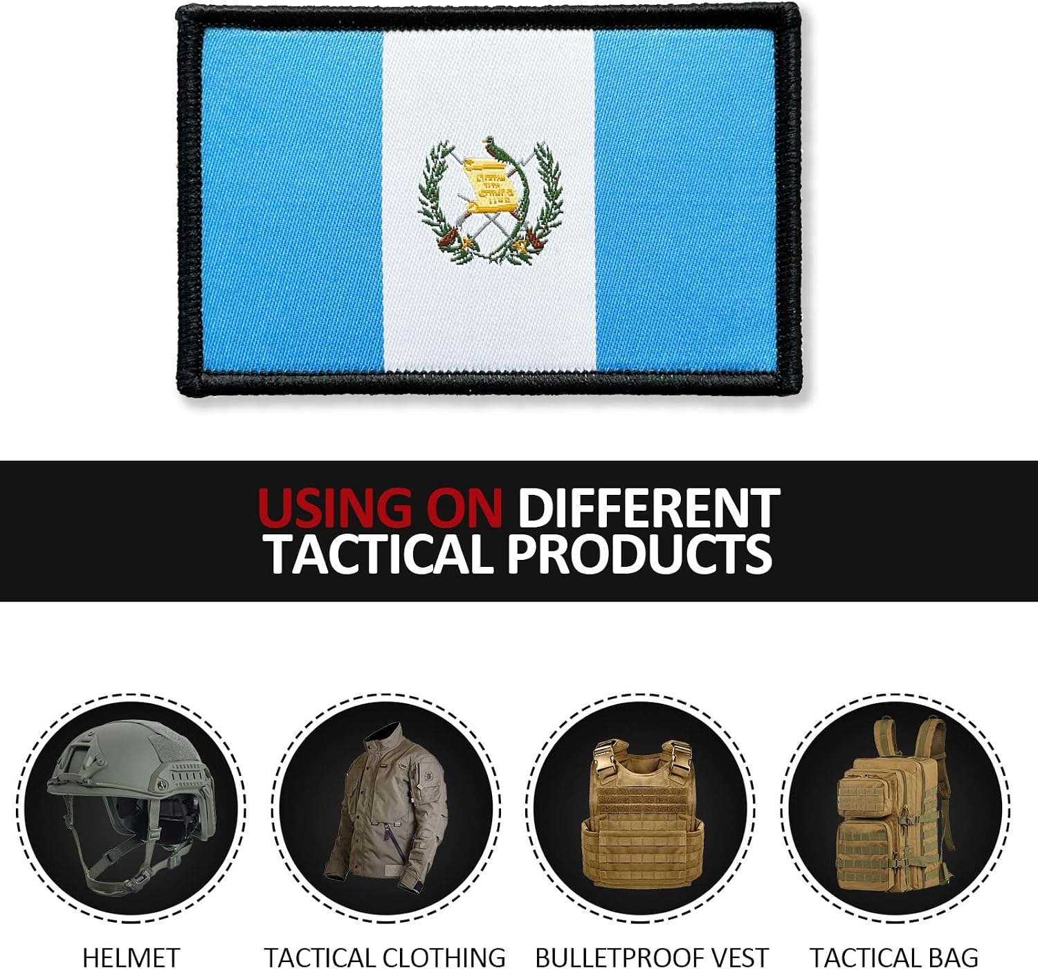 2 Pack Nicaragua Flags Patch Nicaraguans Flag Patches Patriotic Military Team Tactical Patch 3×2 Inch