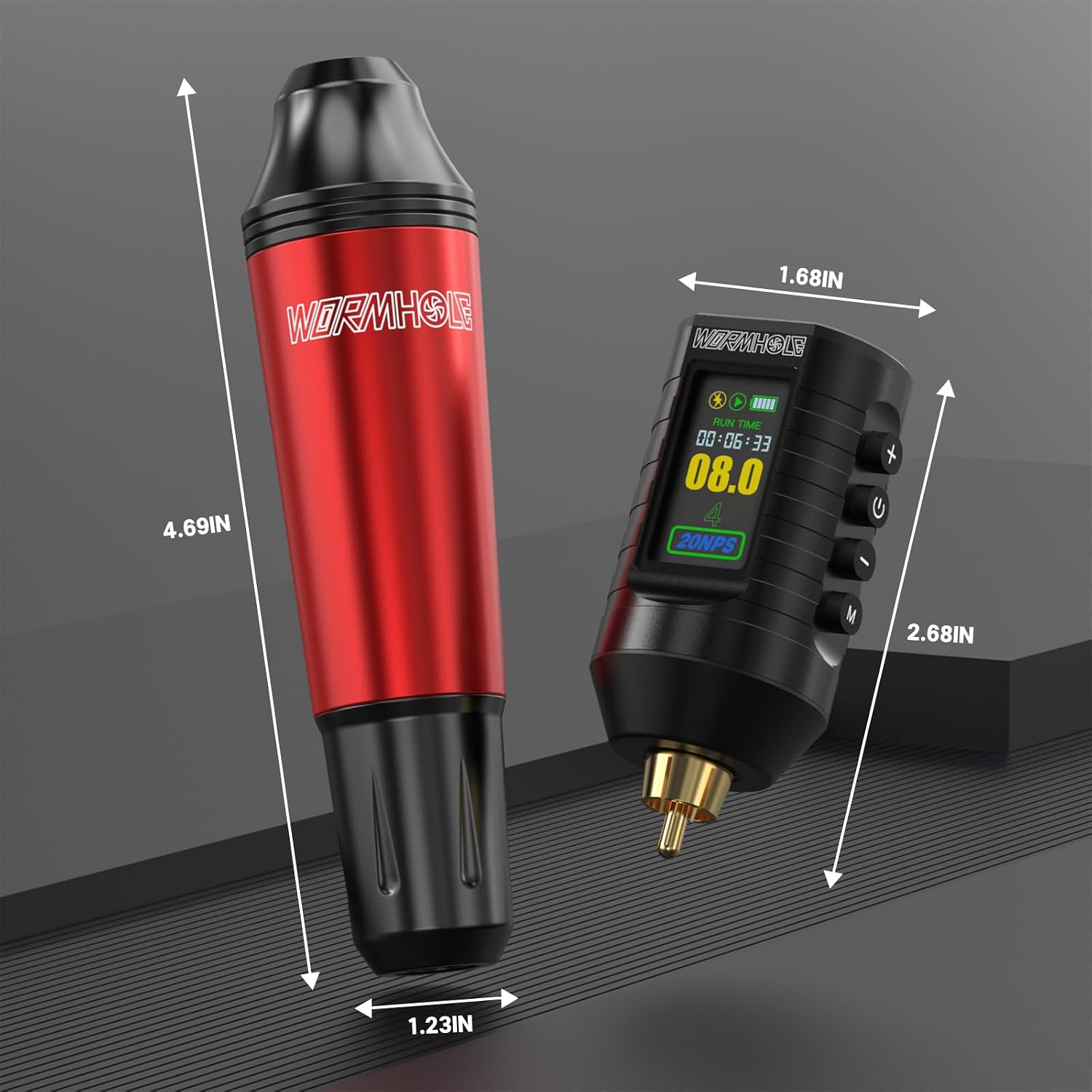 Wormhole Complete Tattoo Kit for Beginners Rotary Pen Machine