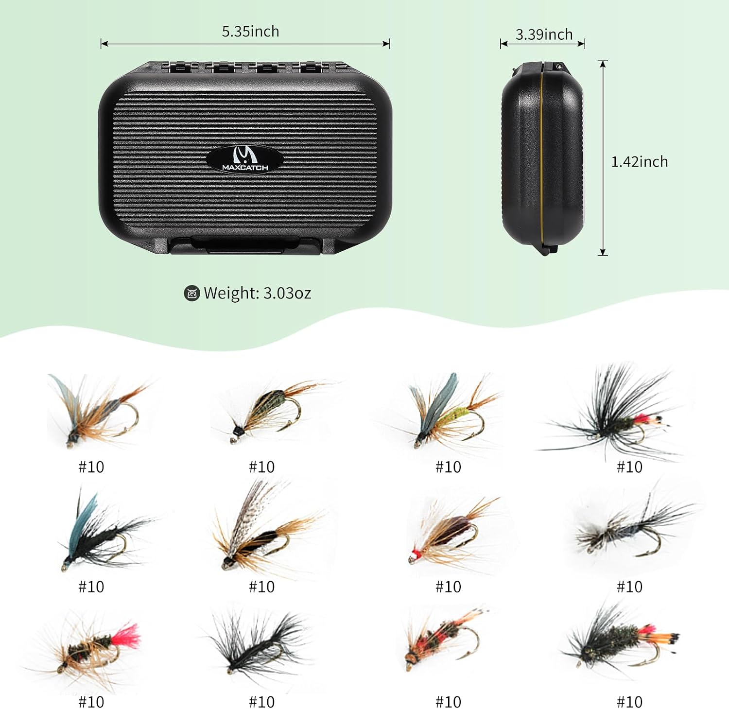 M MAXIMUMCATCH Maxcatch Extreme Fly Fishing Combo Kit 3/5/6/8 Weight, Starter Fly Rod and Reel Outfit, with a Protective Travel Case