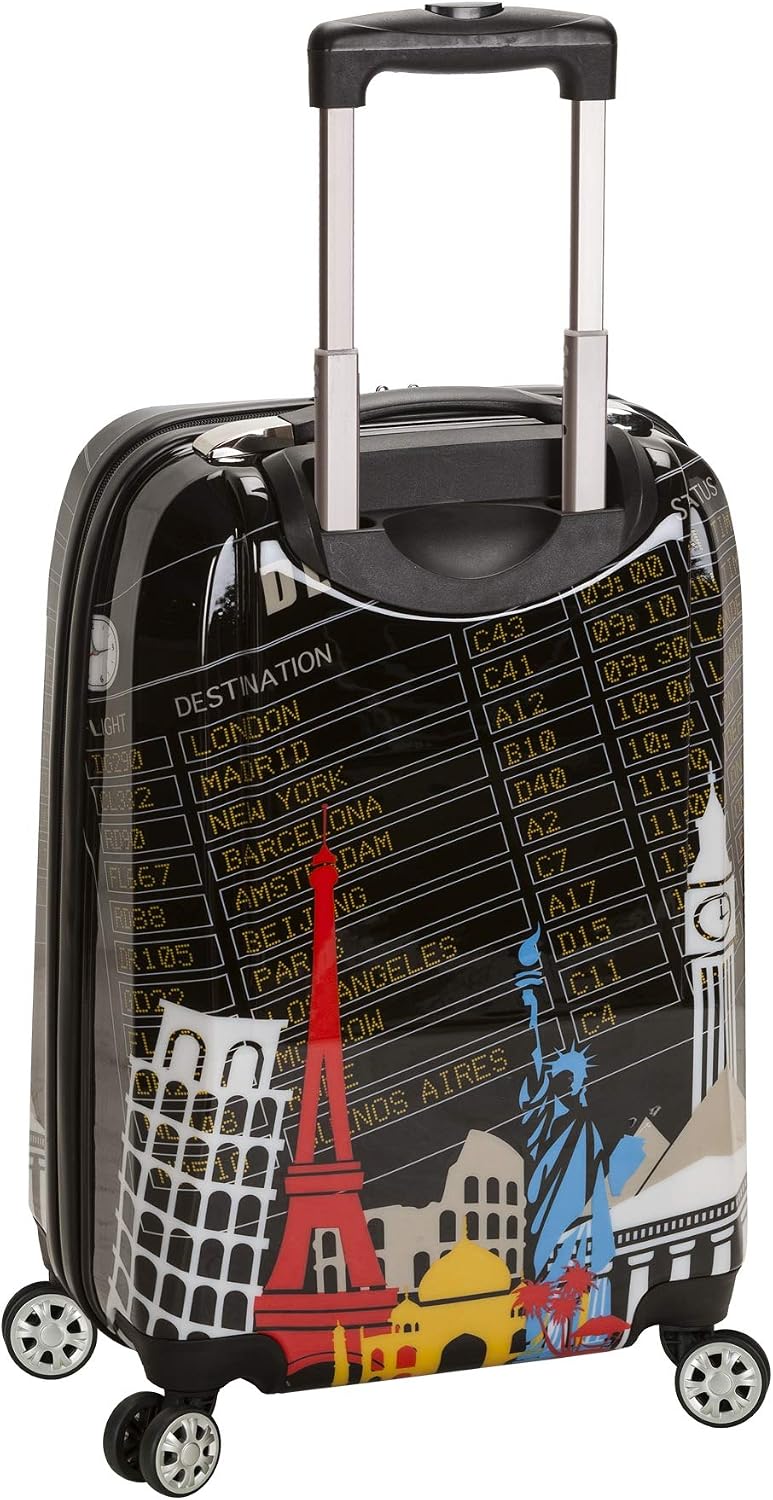 Rockland Departure Hardside 2 Piece Spinner Wheel Luggage, (20"/28"), Departure