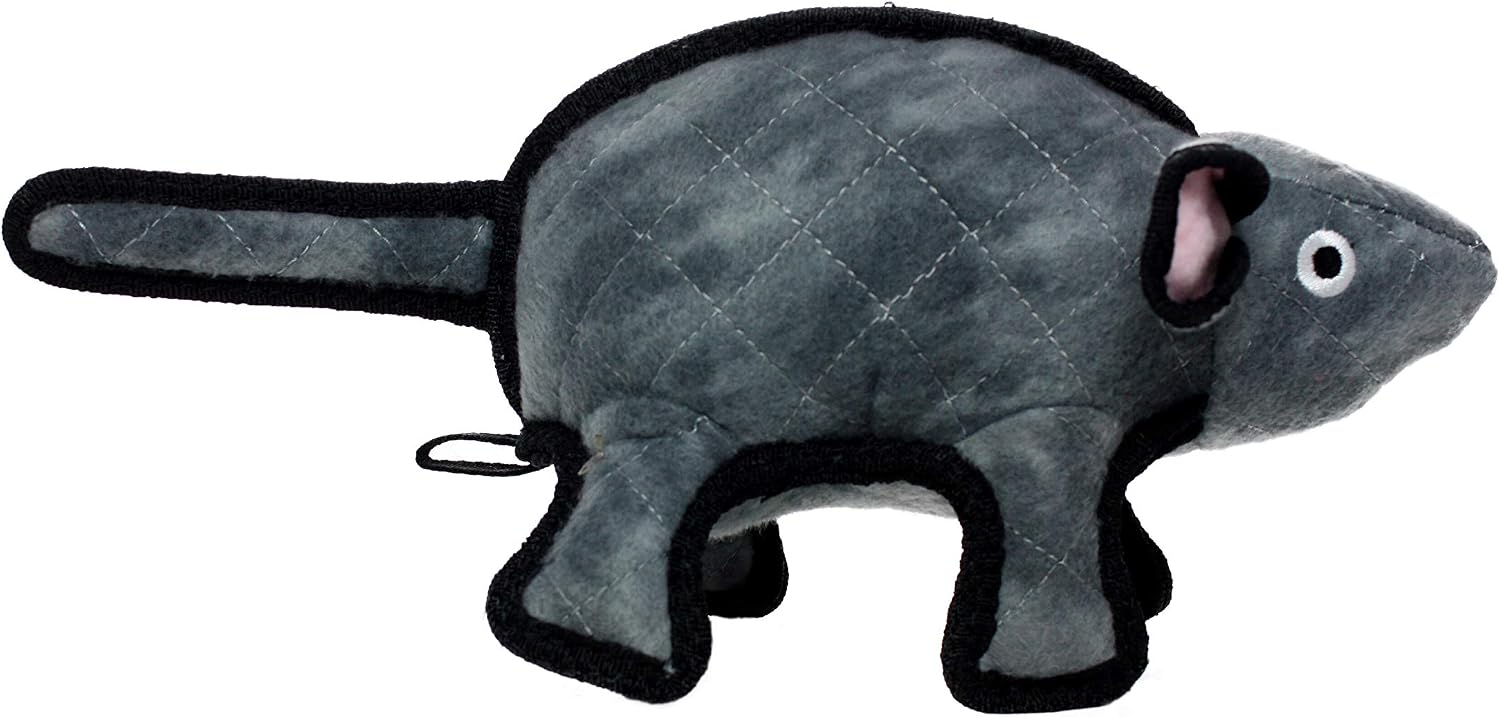 TUFFY® : Cow Dog Toy: Ultra Durable Plush Toy with Multiple Layers & Reinforced Seams, Washable and Floats, Original Construction
