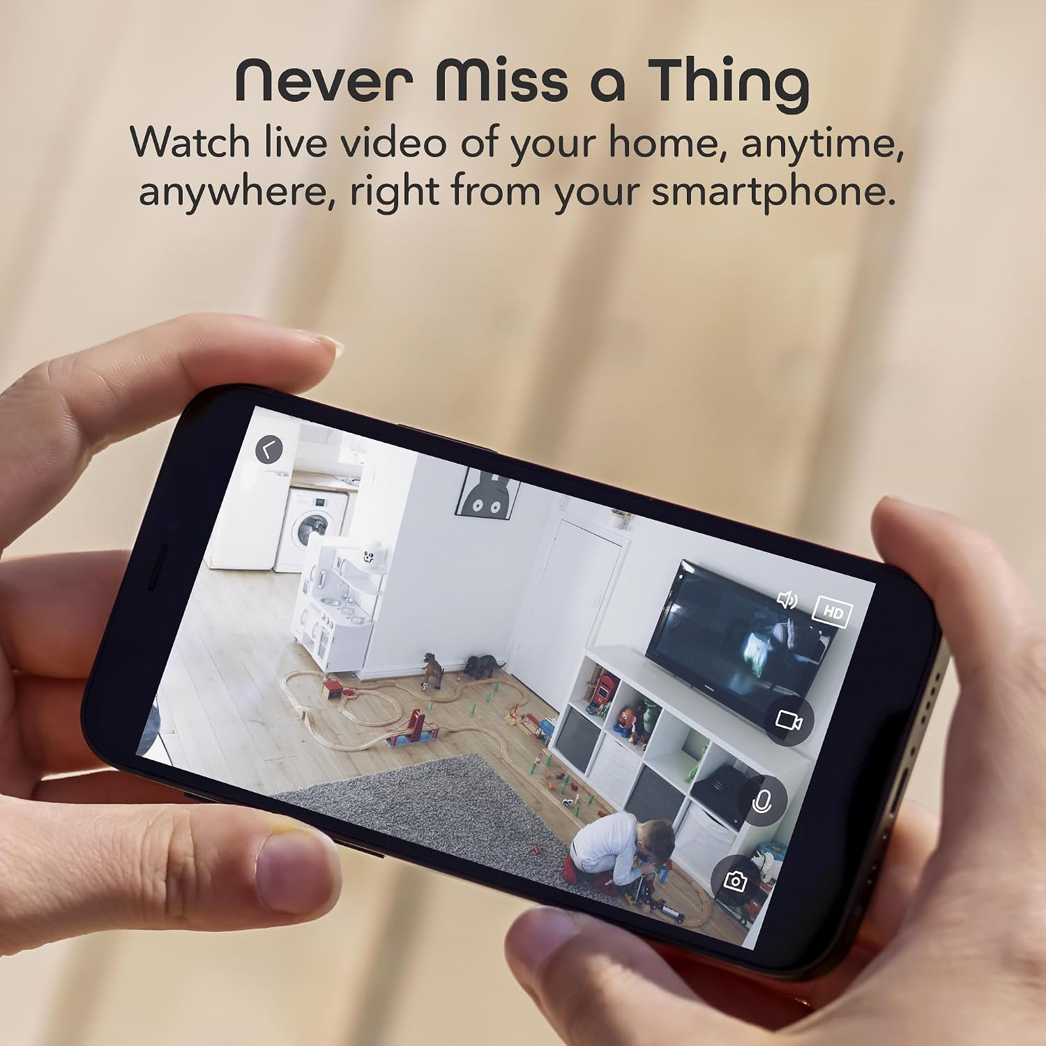 Geeni Look 1080p Indoor Camera, Full HD Wi-Fi & Motion Detection, 2-Pack | 2-Way audio, night vision, works with Alexa & Google Home