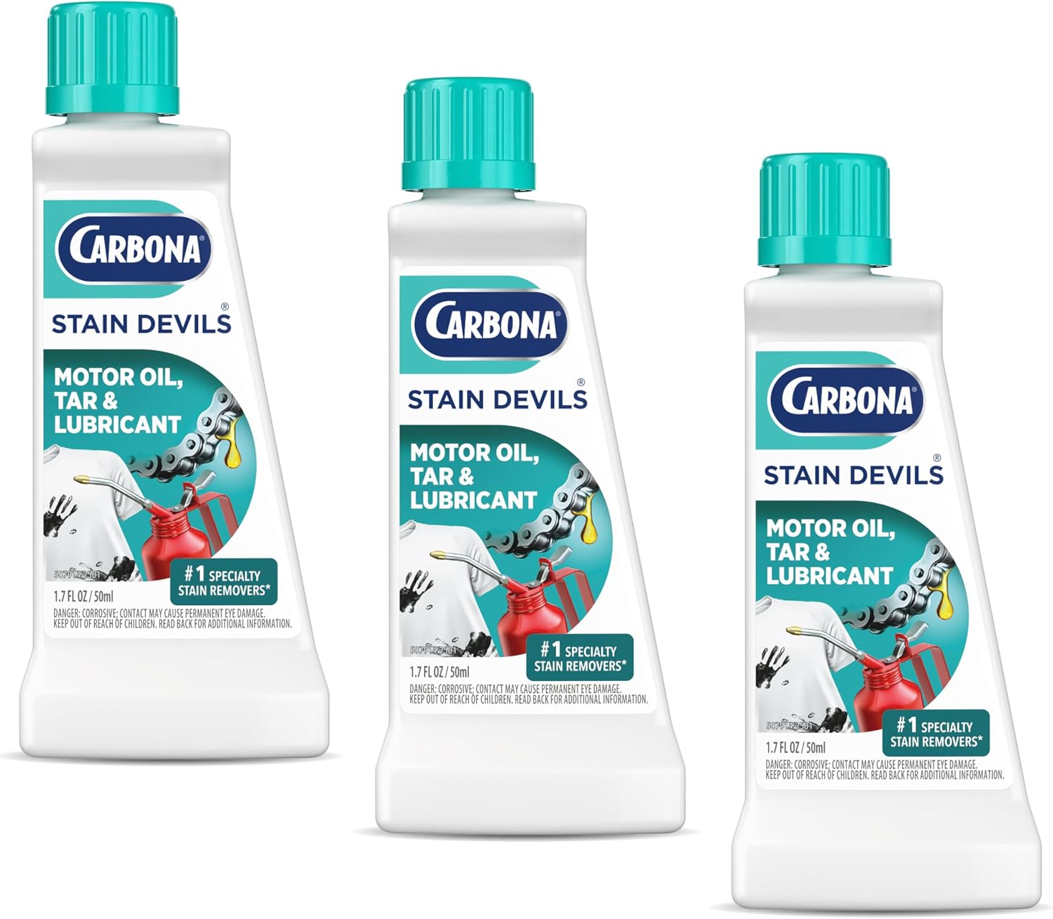 Carbona Liquid Stain Devil Food Clean Up Combo Set | Spot Stain Remover for Clothes