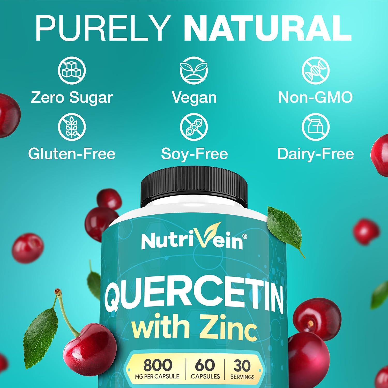 Nutrivein Zinc Picolinate 100 mg Supplement - 120 Capsules, High Absorption