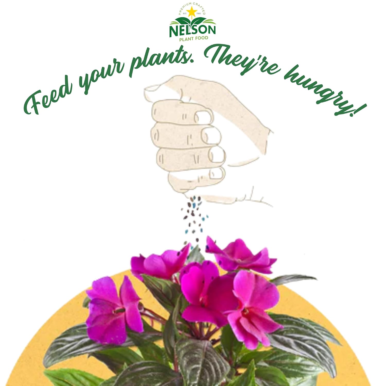 Nelson Plant Food for All Acid Loving Plants In Ground Container Patio Food Huge Blooms Azalea Jasmines Roses Camellias Gardenias NutriStar 9-13-11 (4 lb.)